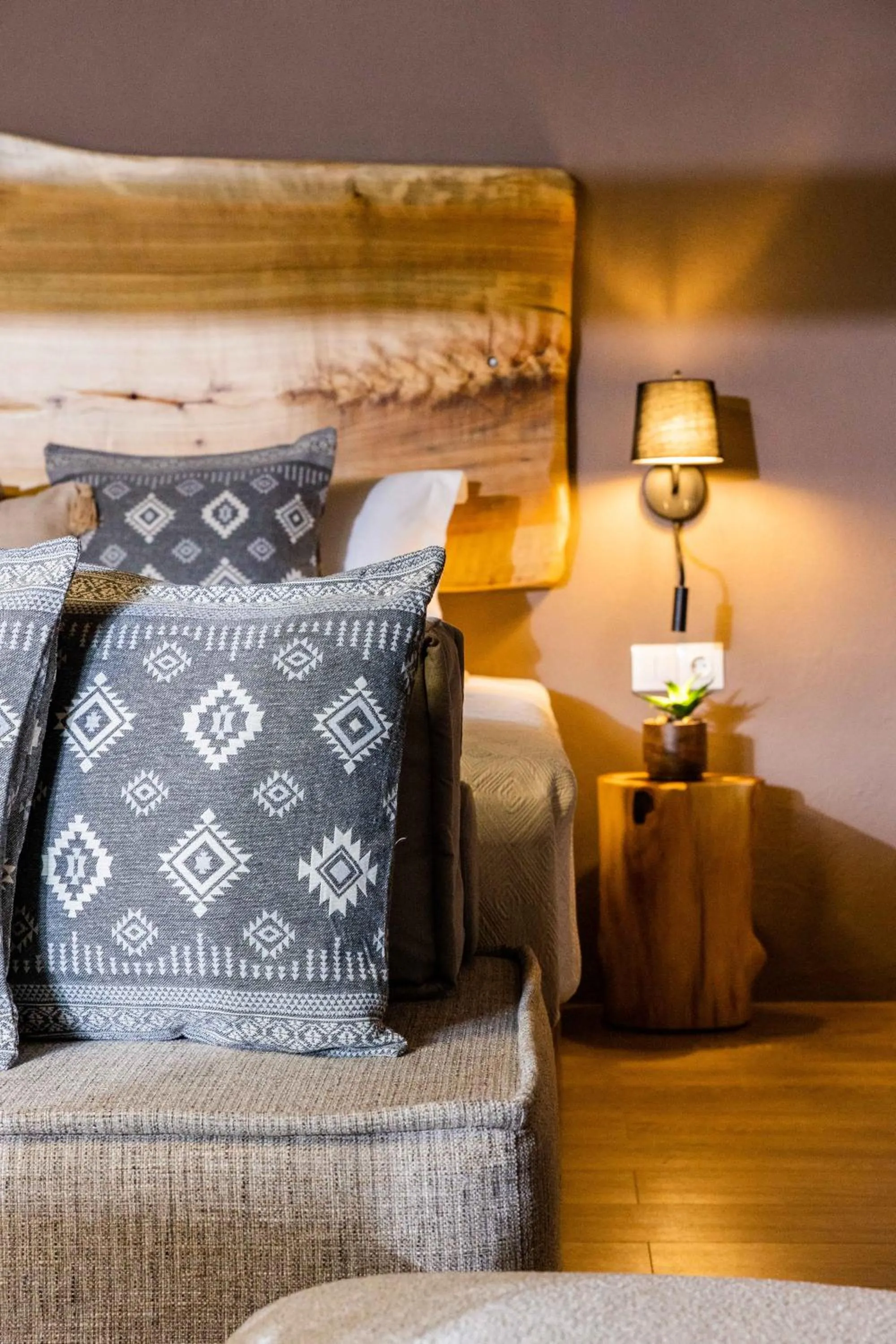 Living room, Bed in Skiathos Avaton Suites & Villas, Philian Hotels and Resorts