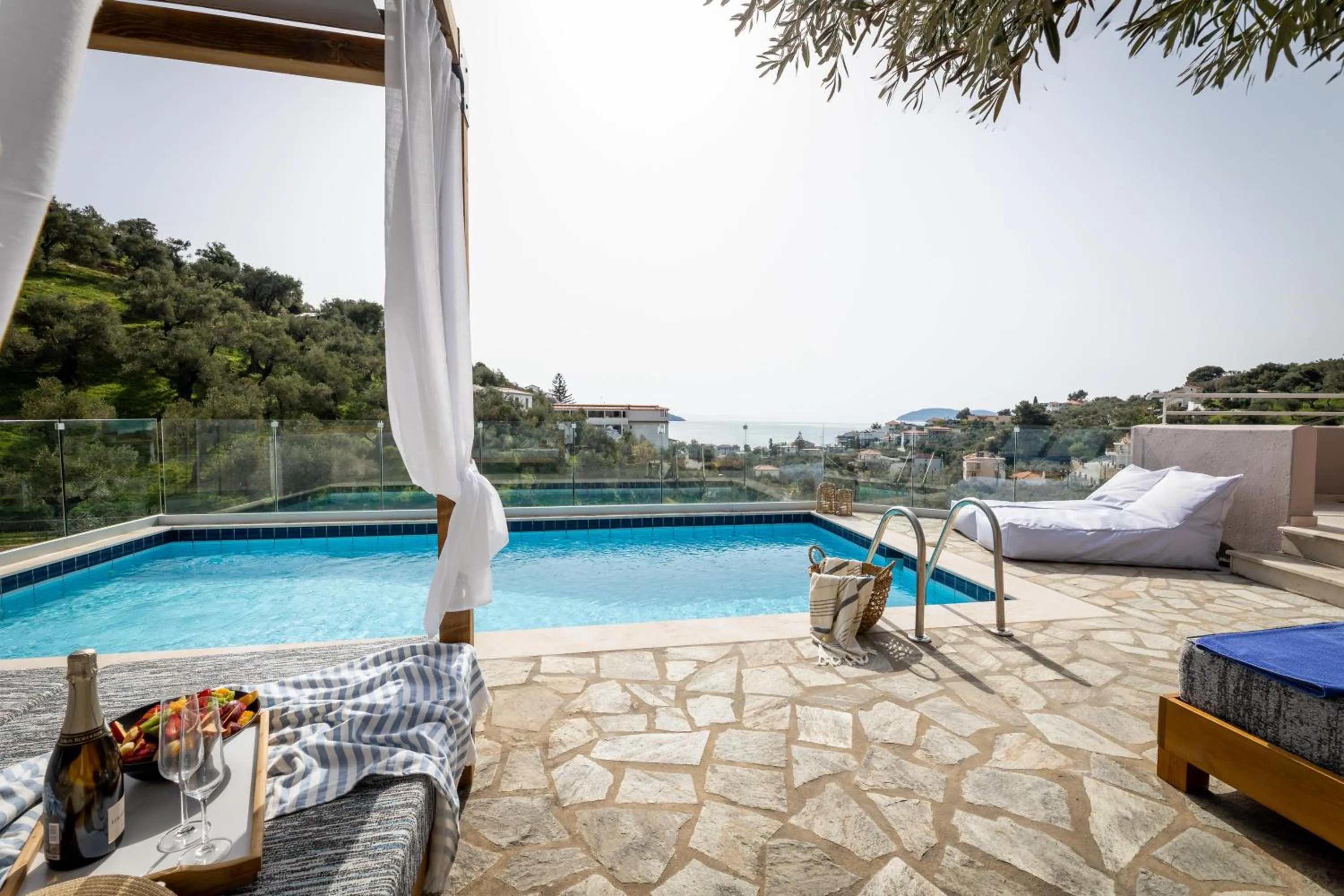 Swimming pool in Skiathos Avaton Suites & Villas, Philian Hotels and Resorts
