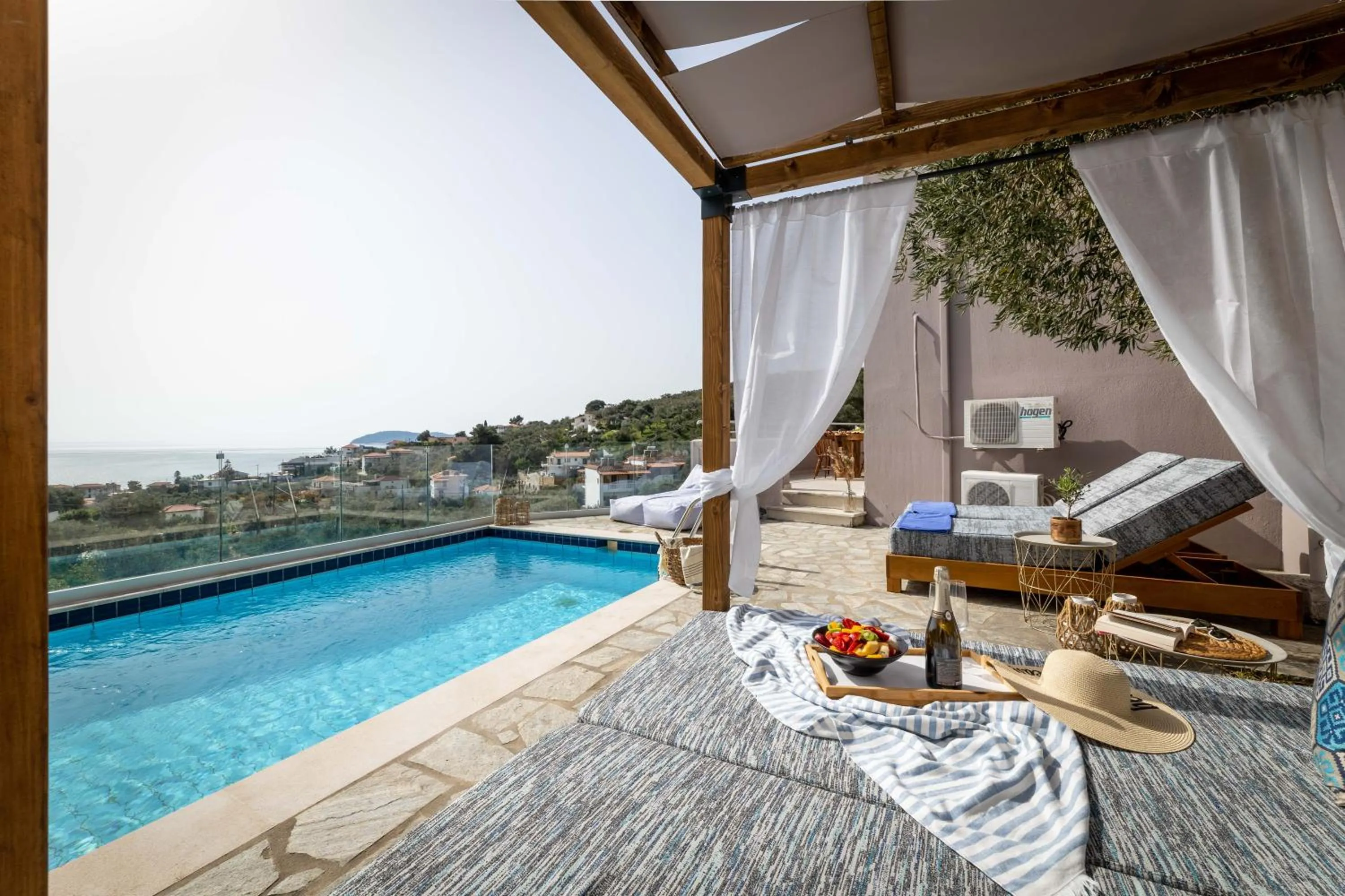 Swimming pool in Skiathos Avaton Suites & Villas, Philian Hotels and Resorts