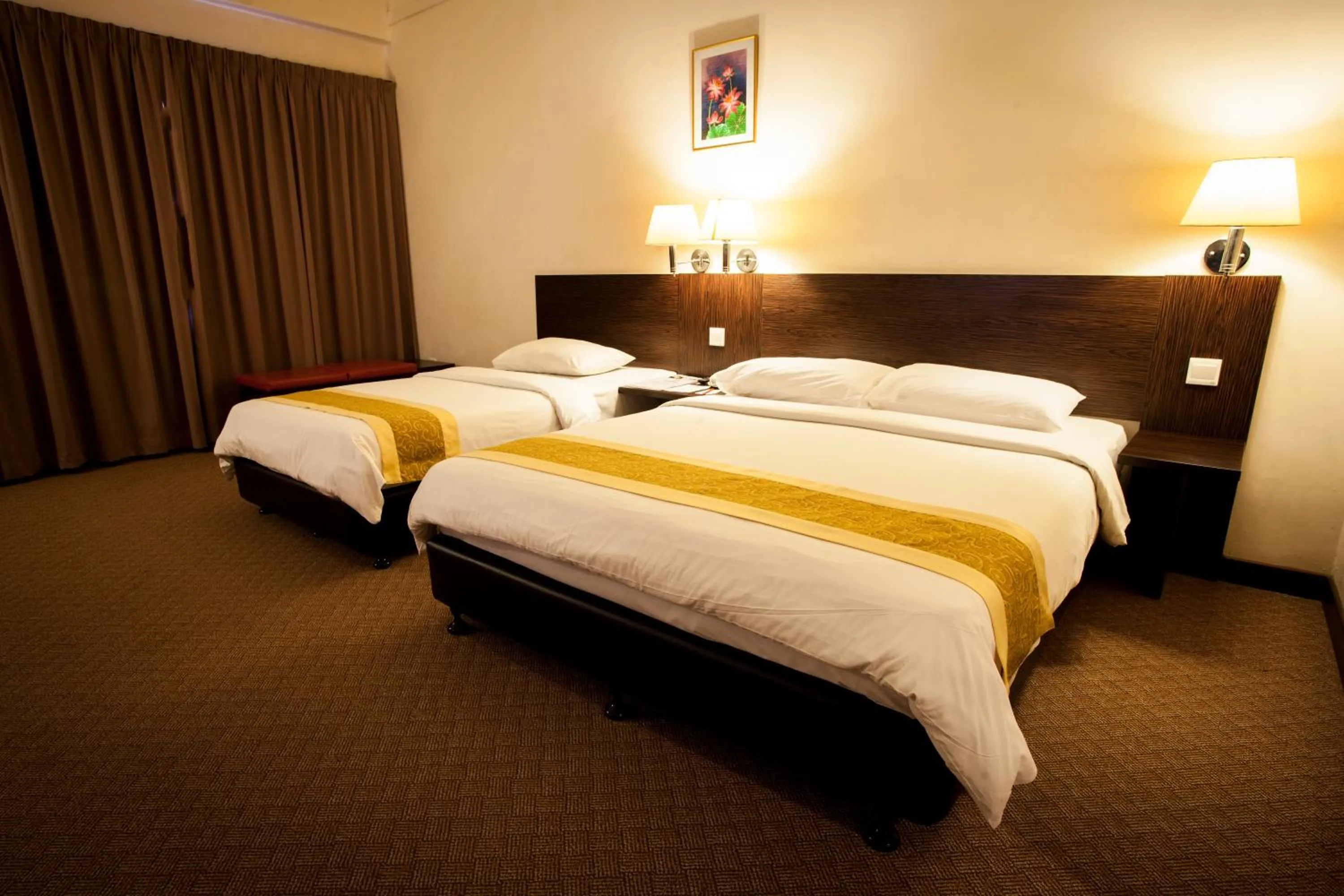 Bed in Hotel Tanjong Vista