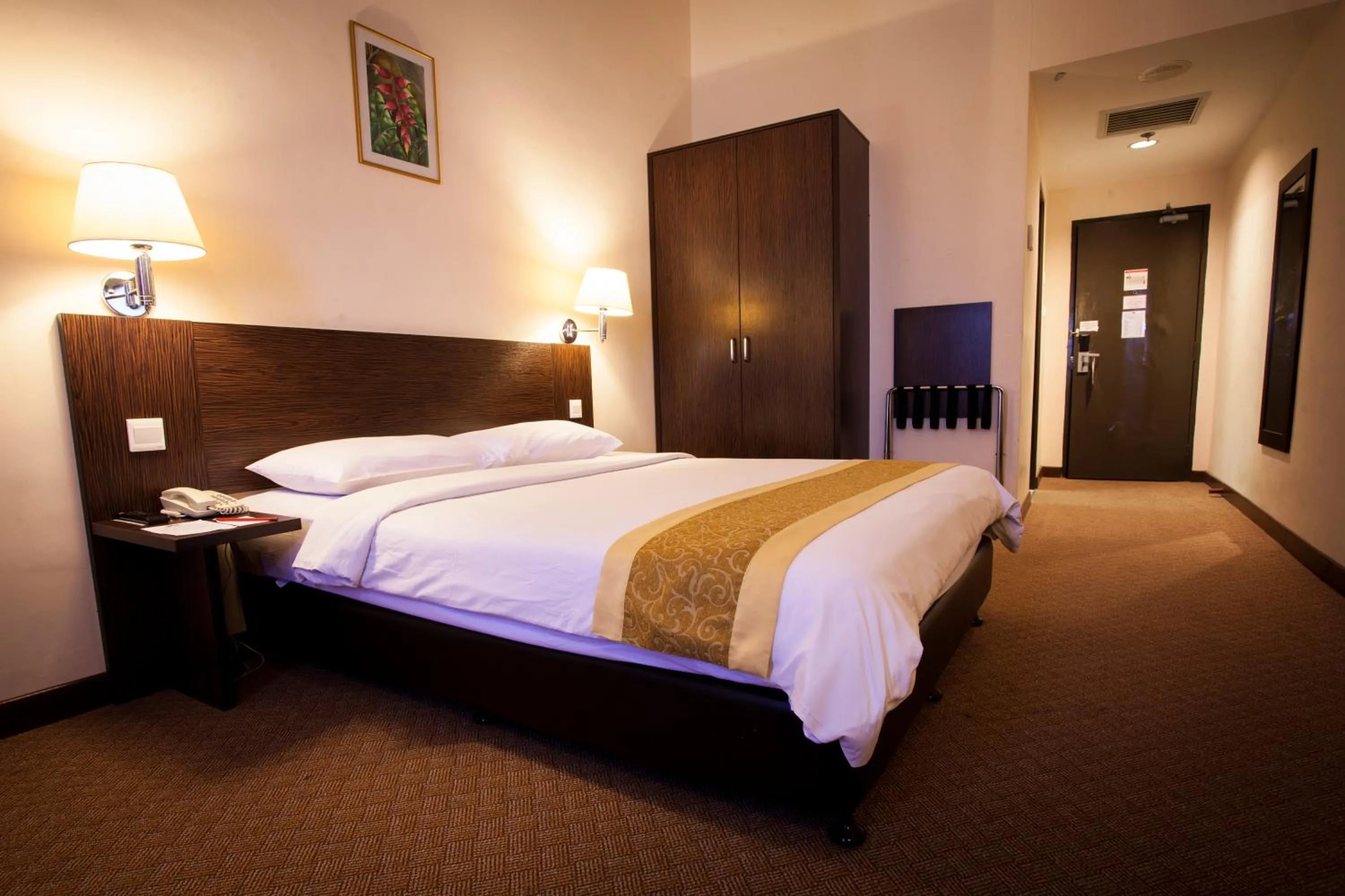 Bed in Hotel Tanjong Vista