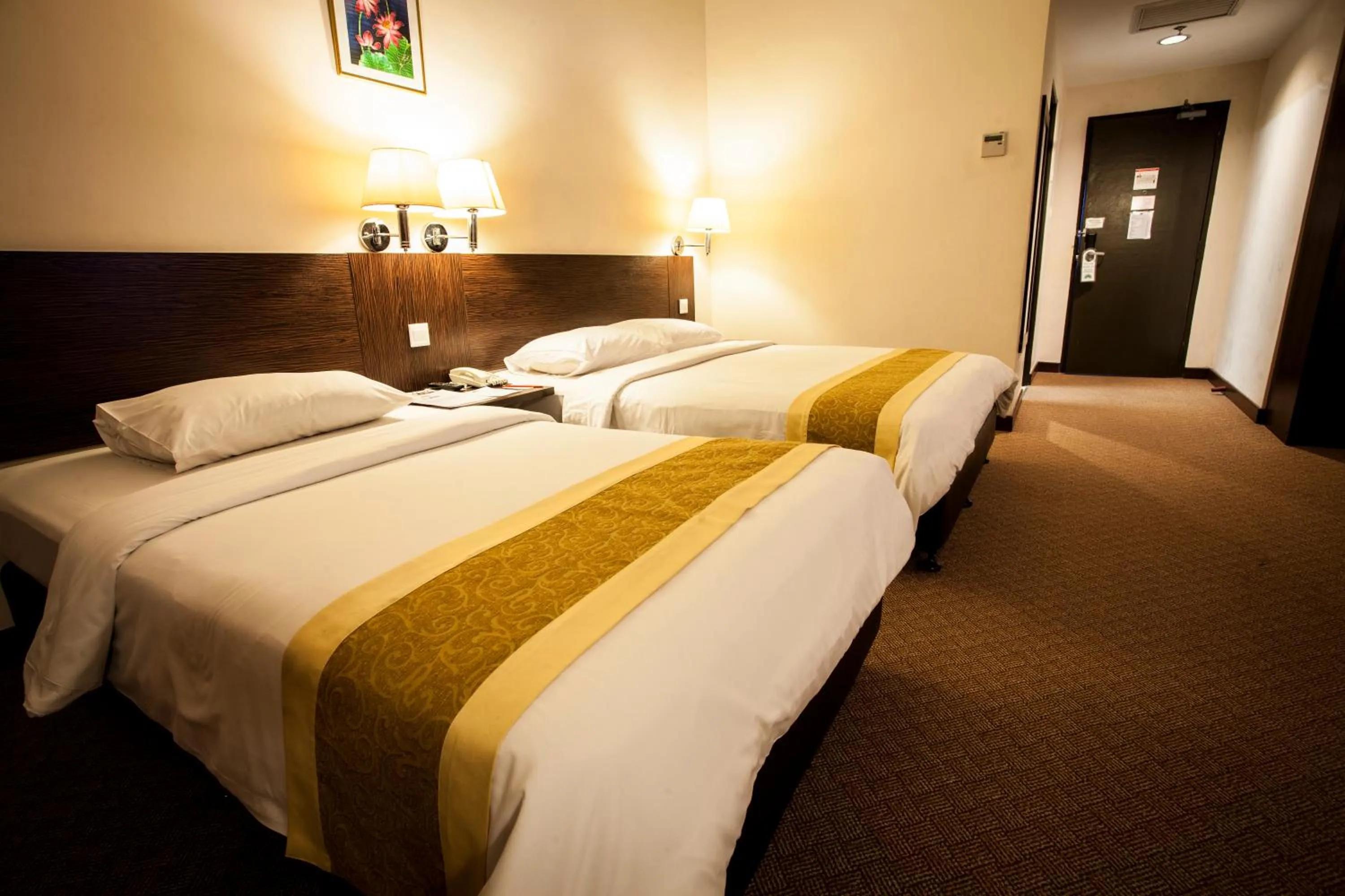 Bed in Hotel Tanjong Vista