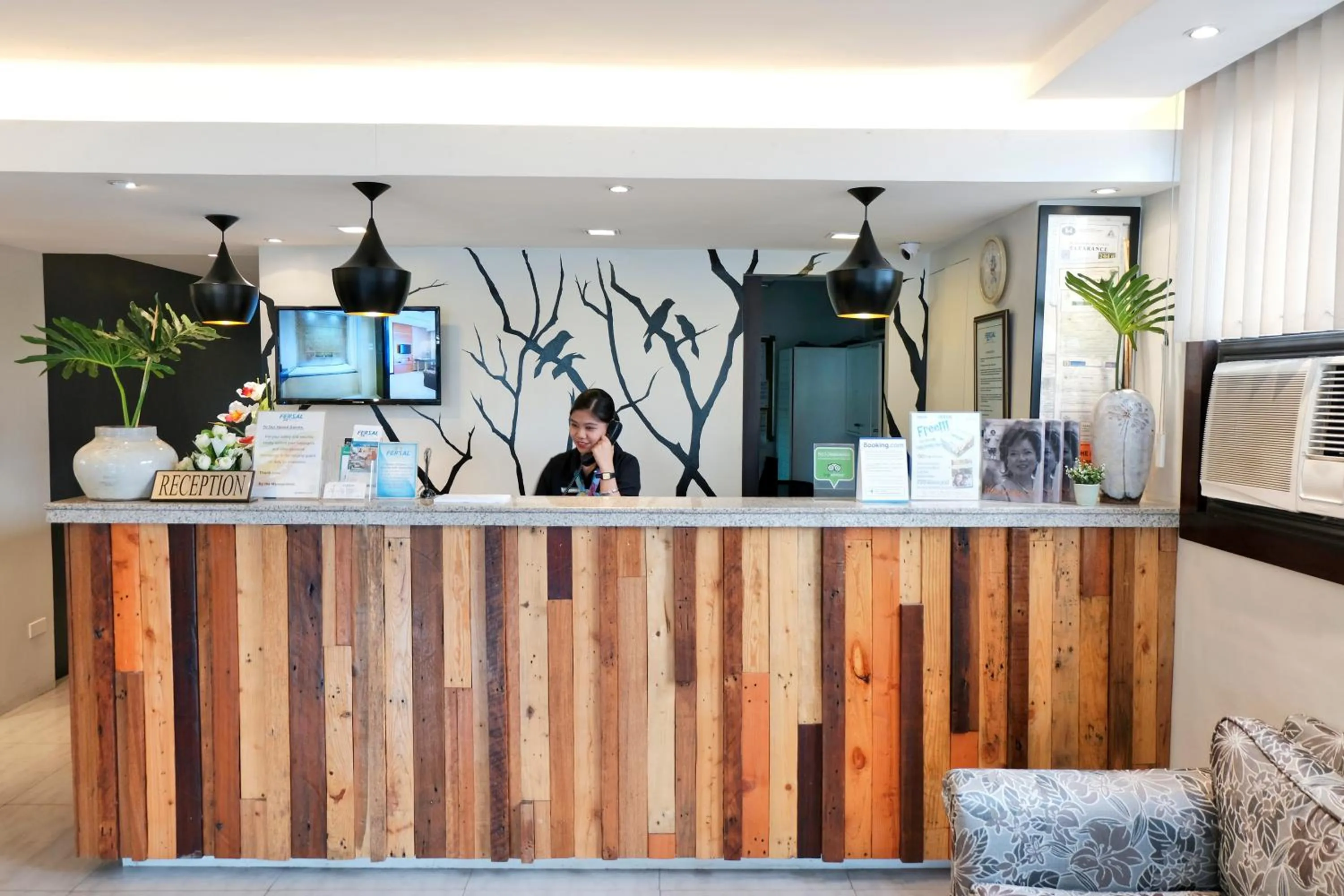 Lobby or reception in Fersal Hotel - P. Tuazon Cubao