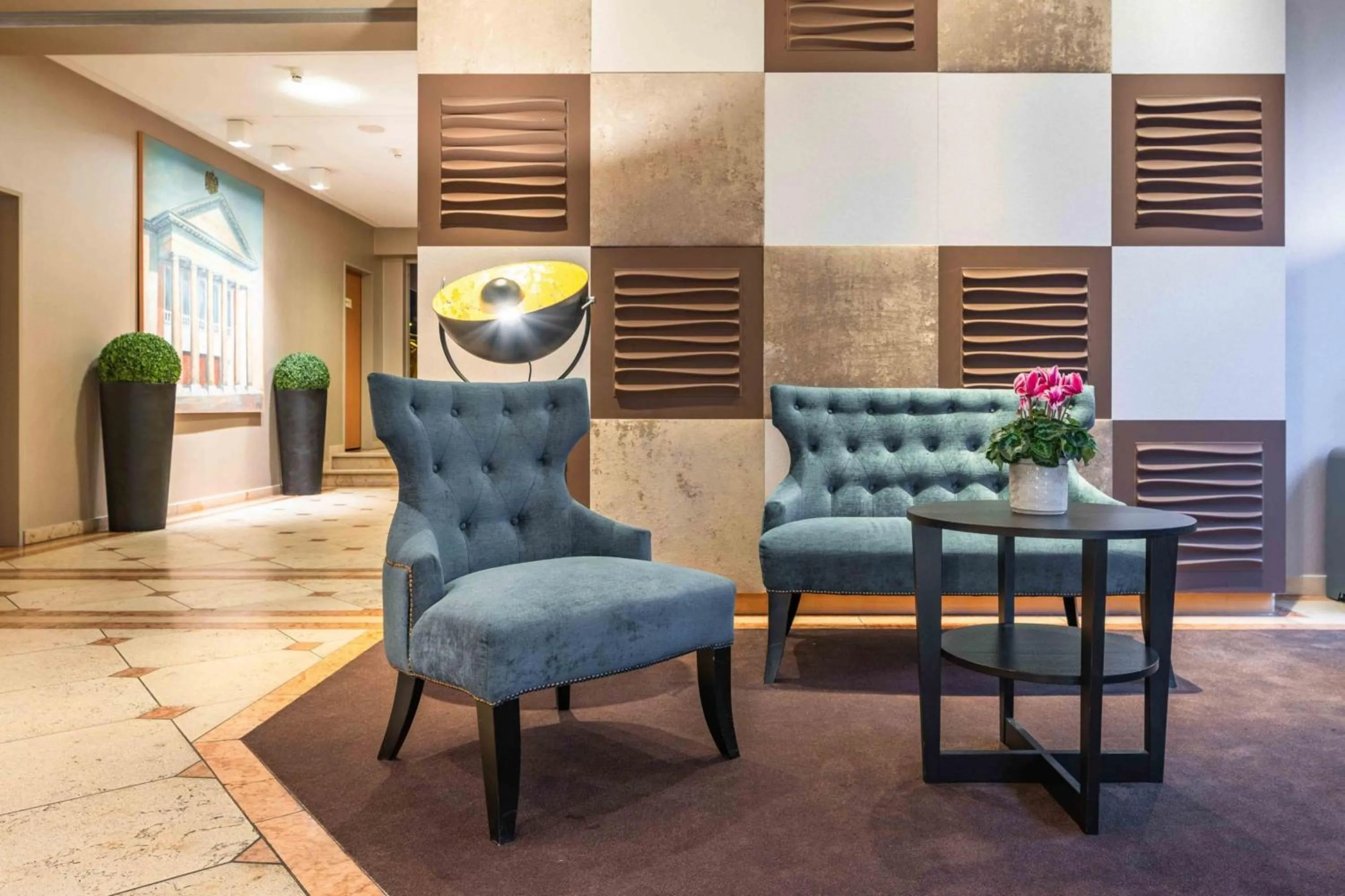 Lobby or reception in Residenz Hotel Detmold