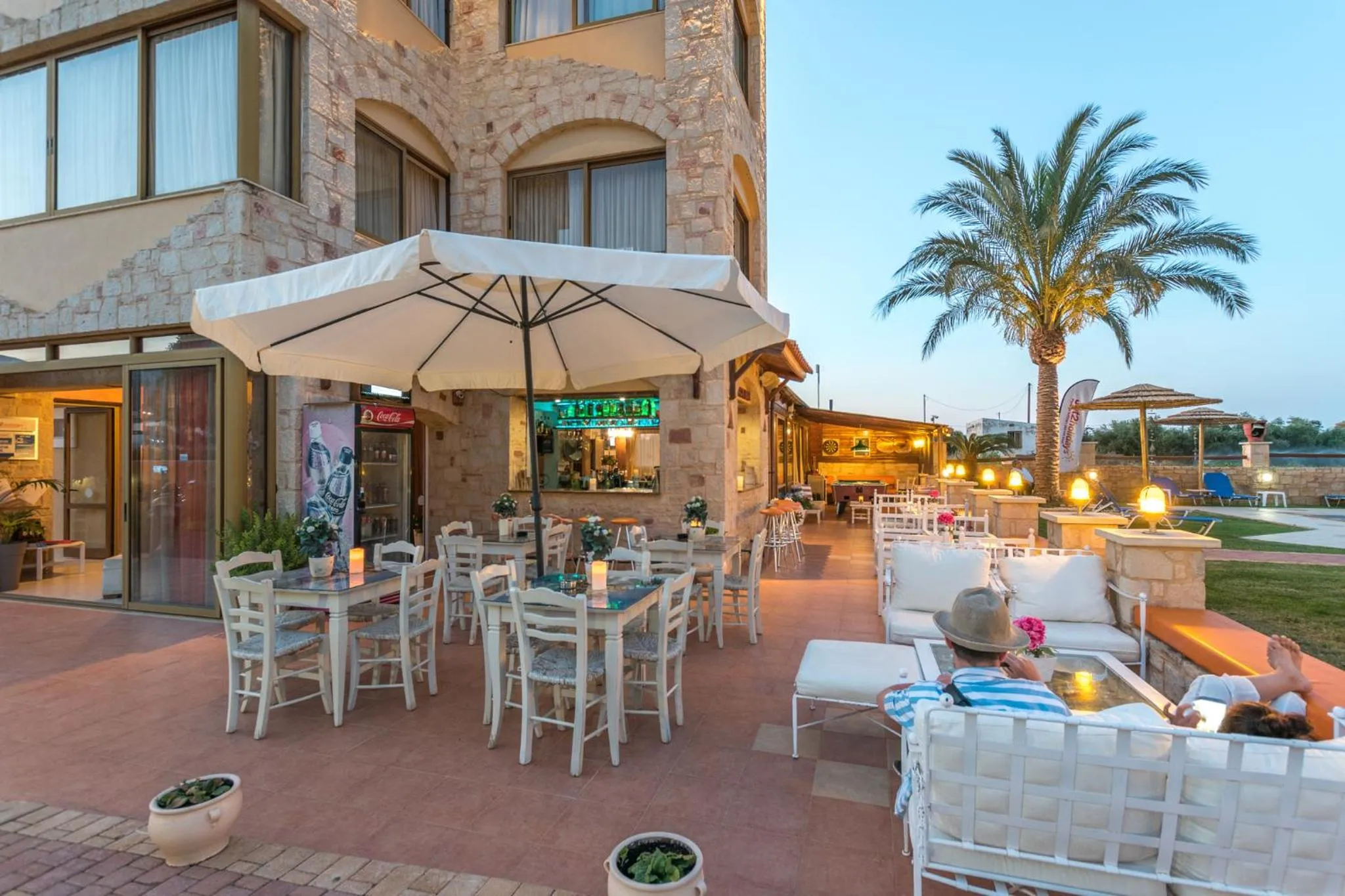 Patio in Danelis Studios & Apartments