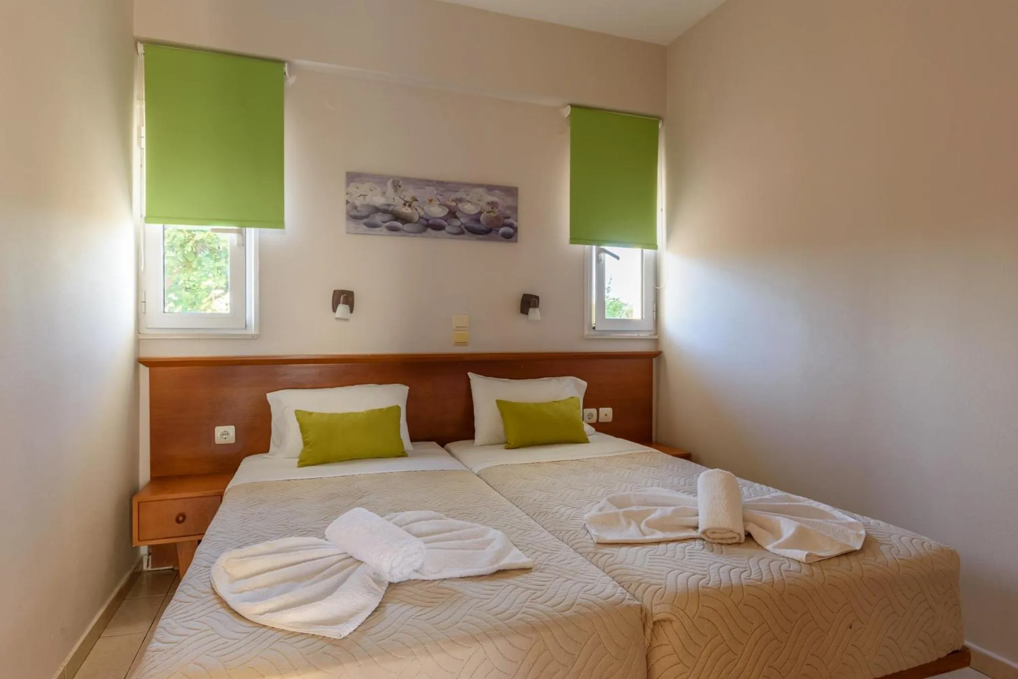 Bed in Danelis Studios & Apartments