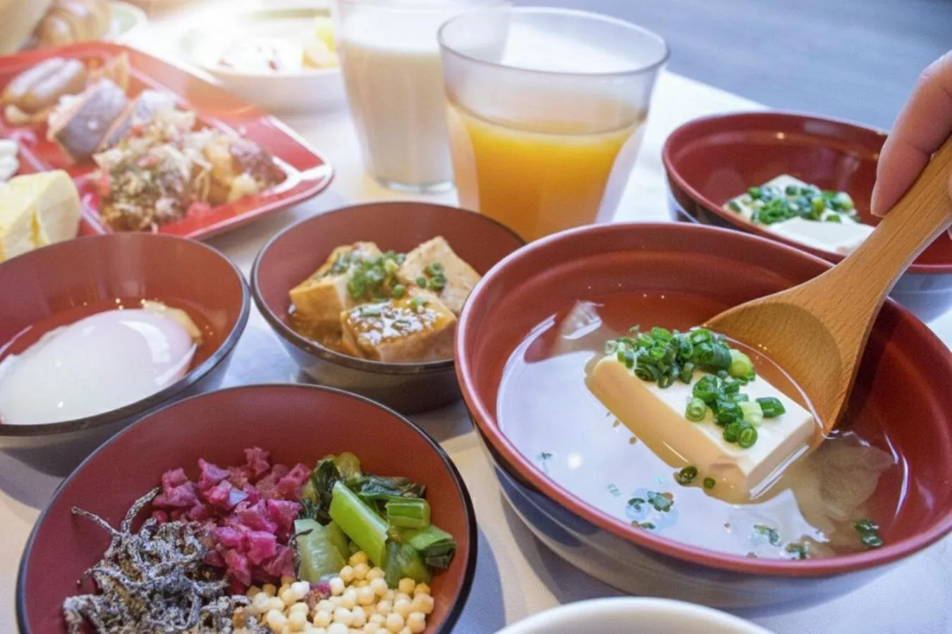 Buffet breakfast in Hearton Hotel Nishi Umeda