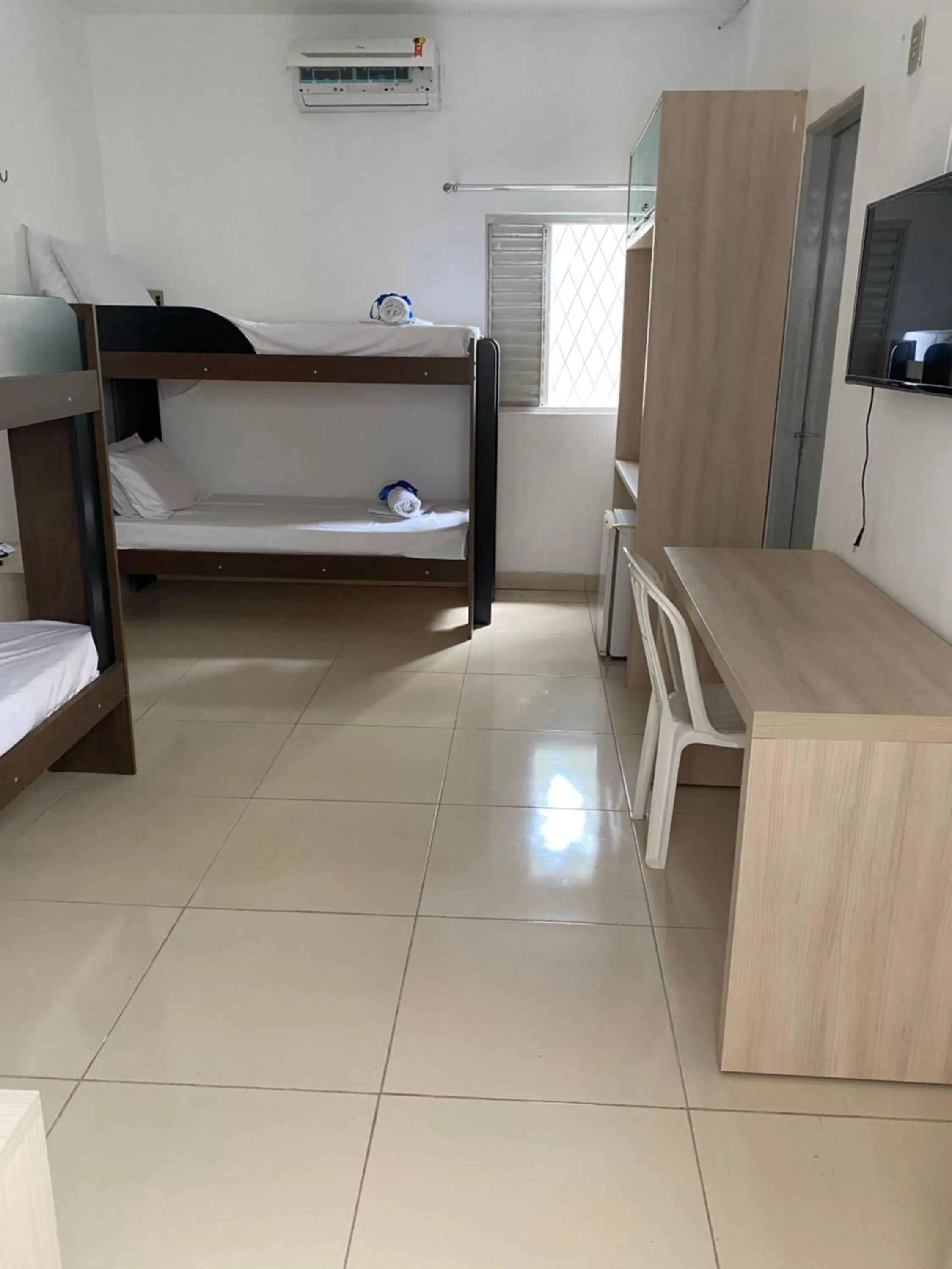 Bed in Hotel Pousada Universitária