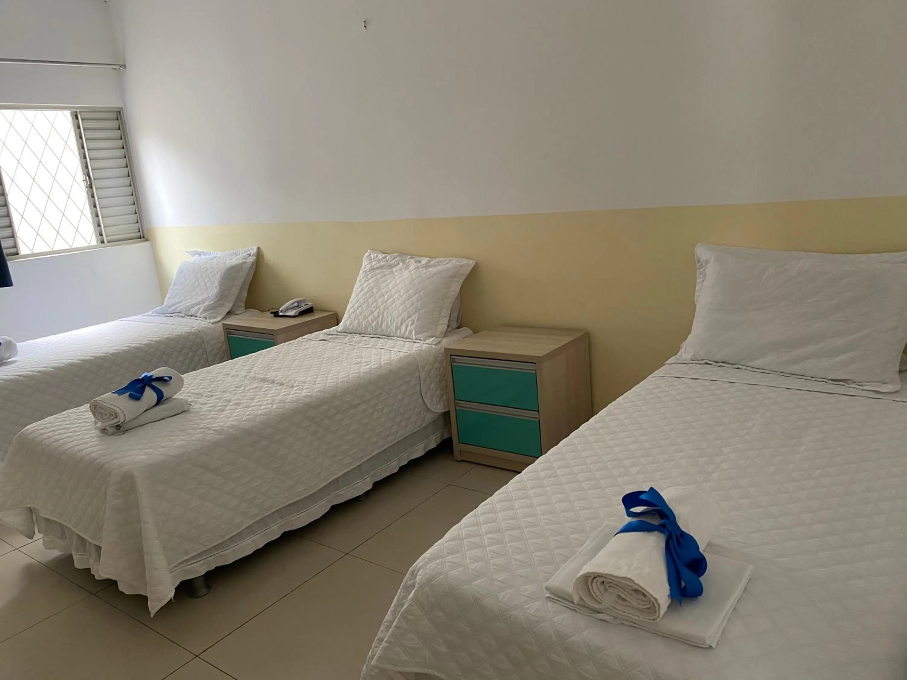 Bed in Hotel Pousada Universitária