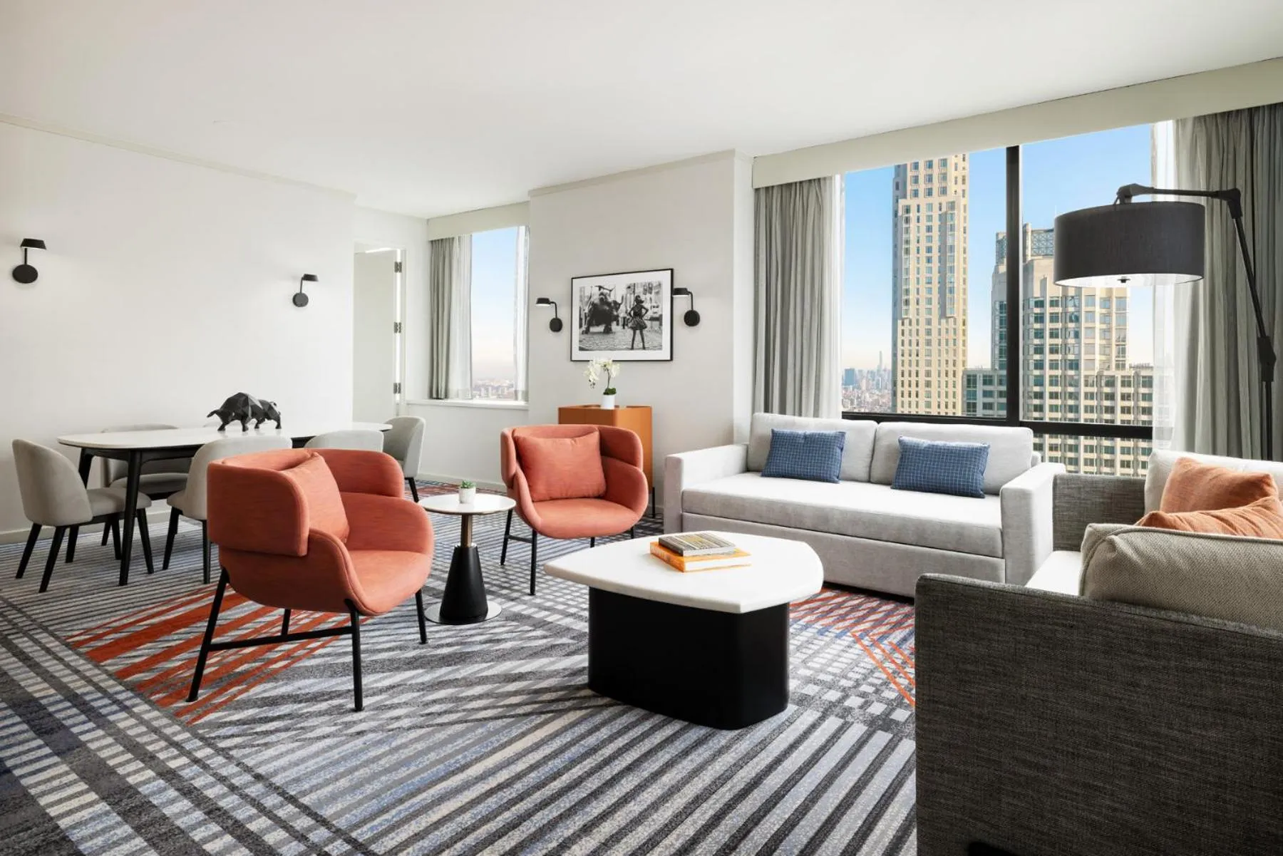 Living room in M Social Hotel New York Downtown