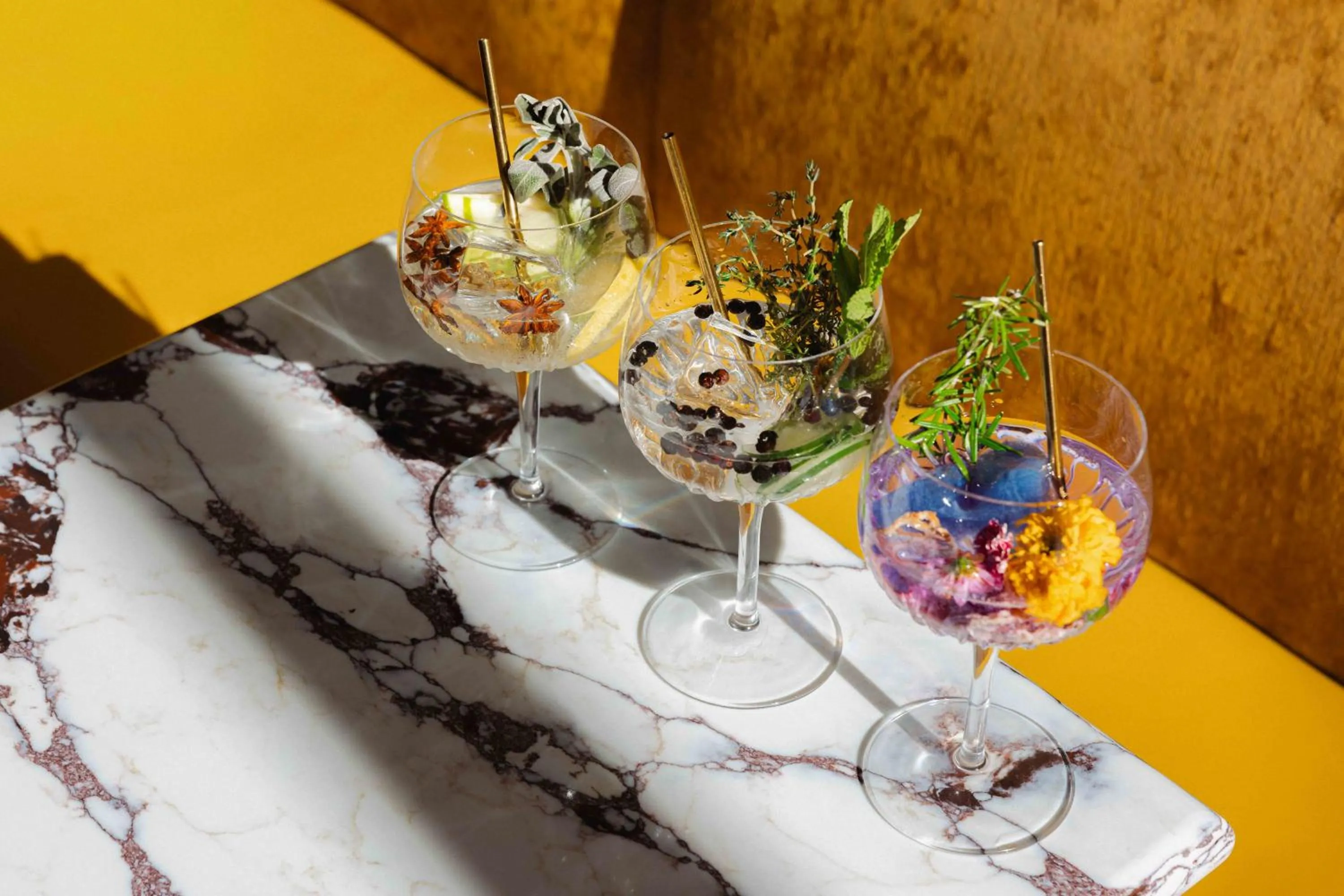 Food and drinks in M Social Hotel New York Downtown