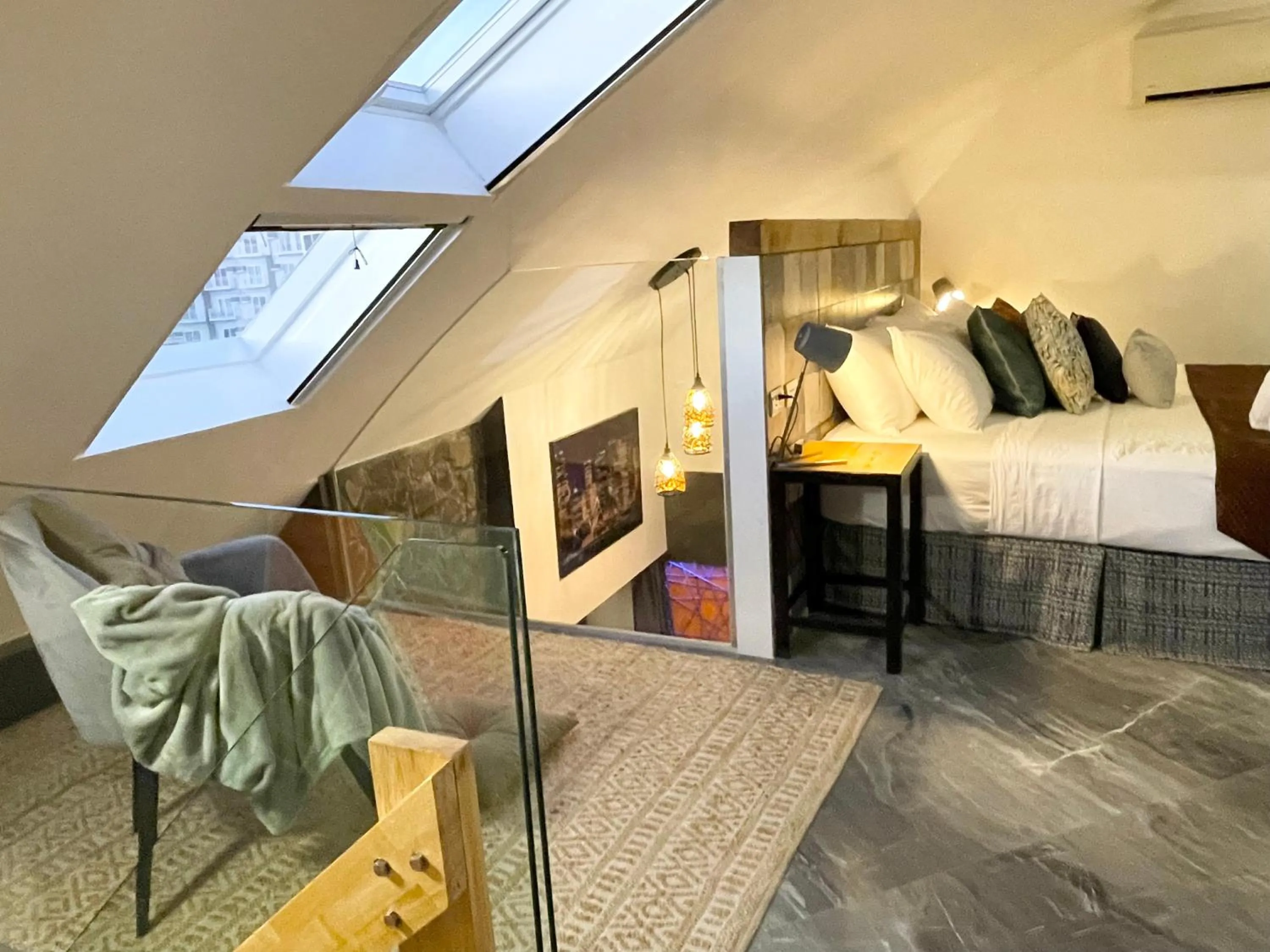 Bedroom, Bed in CLOCKWORKORANGE Luxury Suites