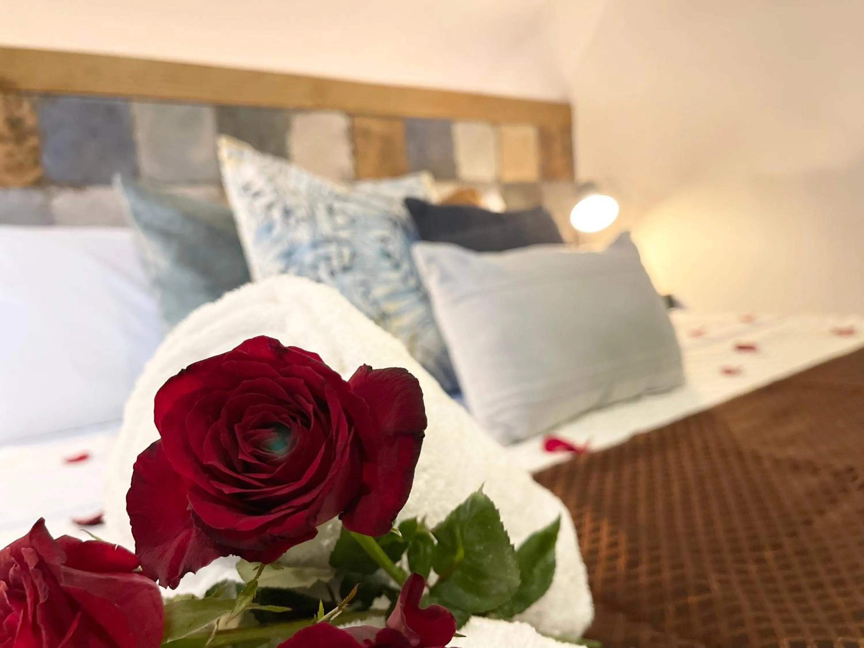 Bed in CLOCKWORKORANGE Luxury Suites