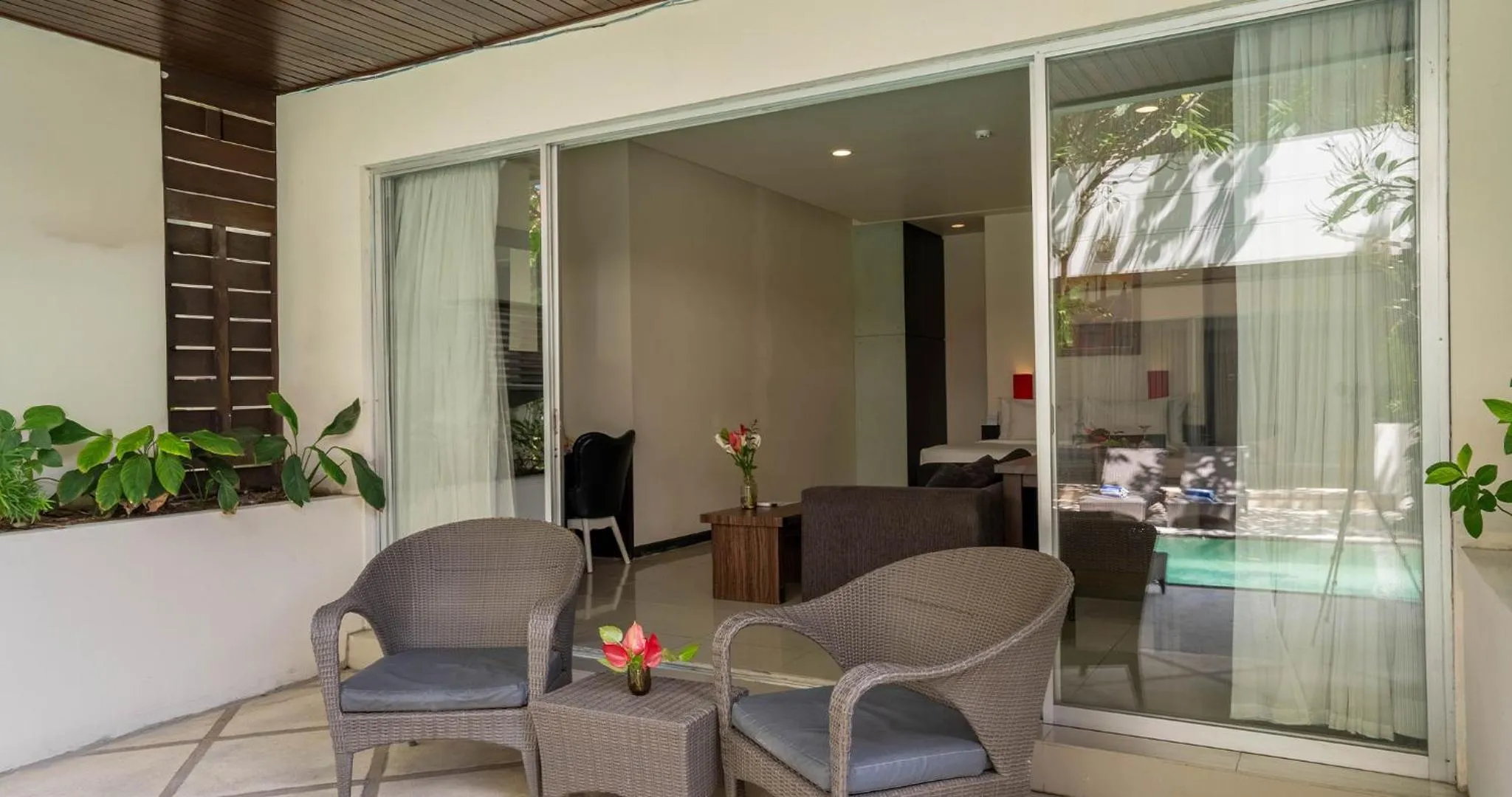 Balcony/Terrace in Swiss-Belcourt Sunset