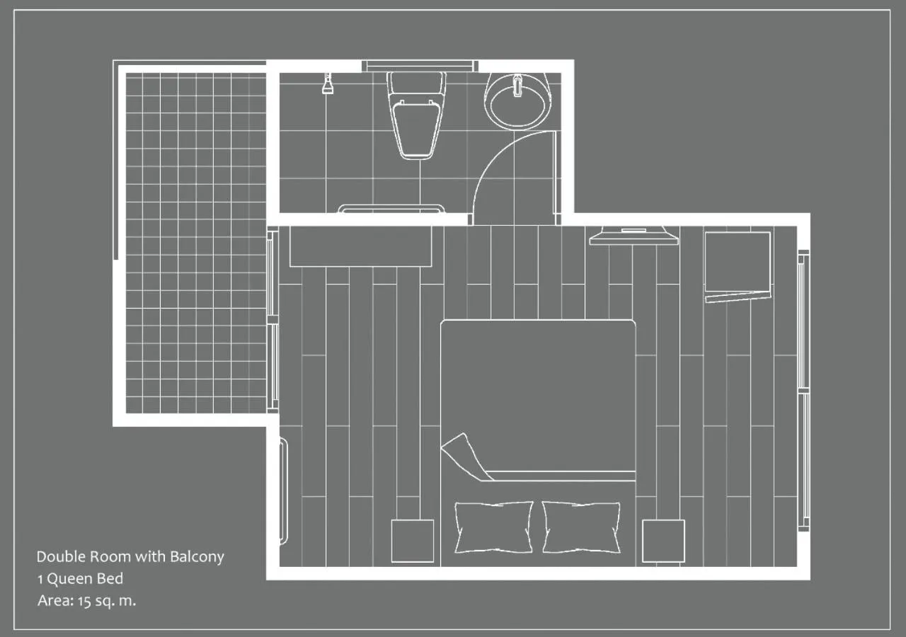 Floor plan in Stay Samed Hostel