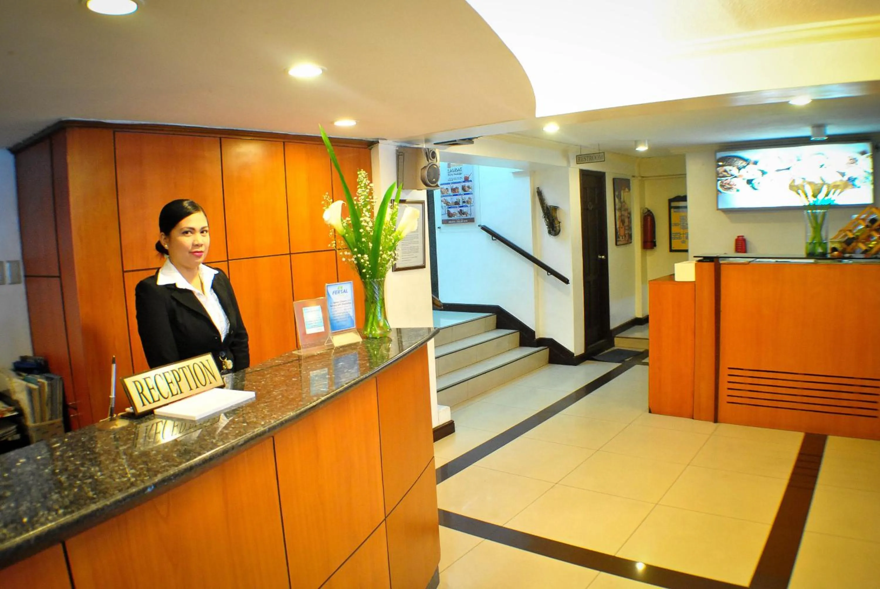 Staff in Fersal Hotel - Manila