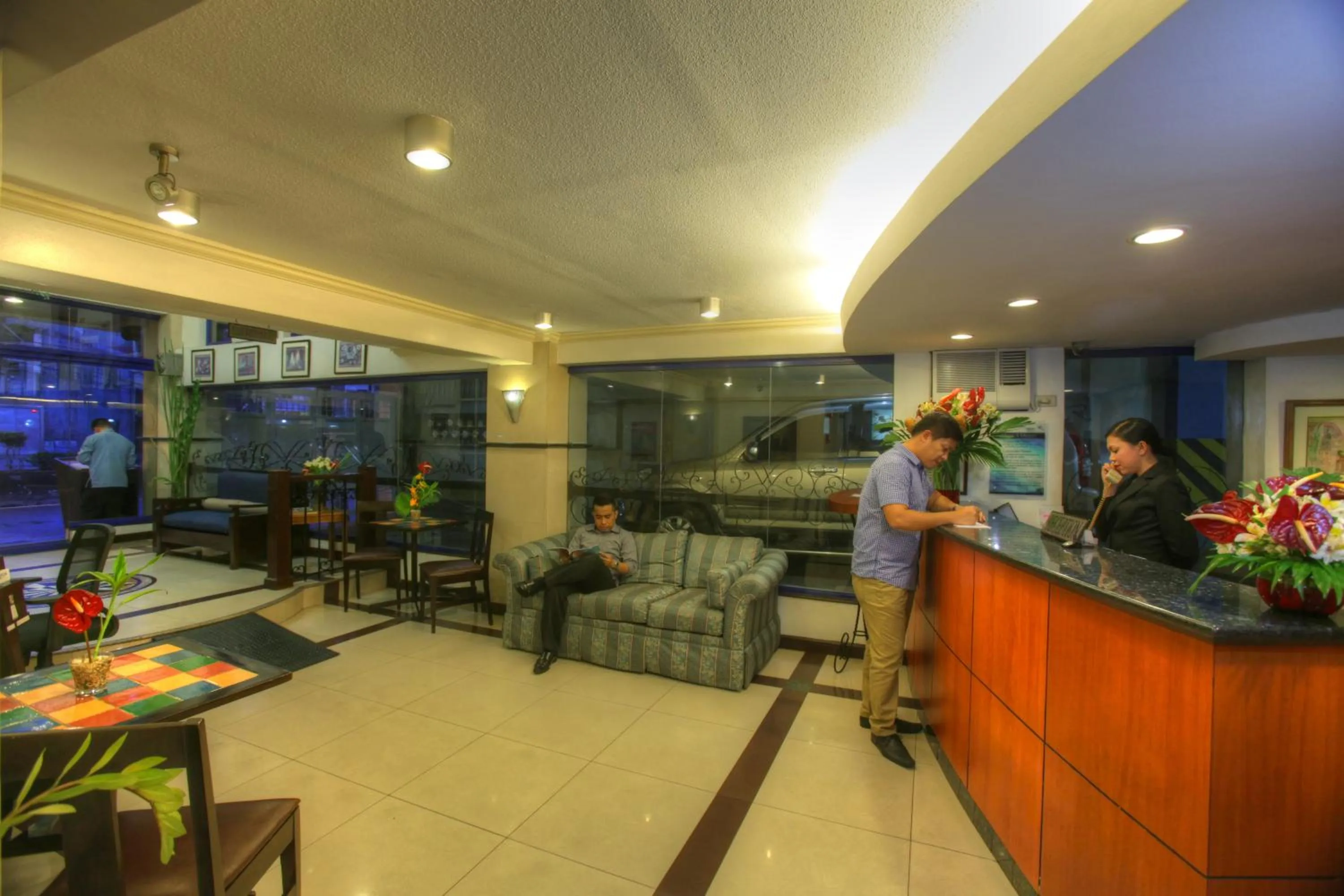 Lobby or reception in Fersal Hotel - Manila