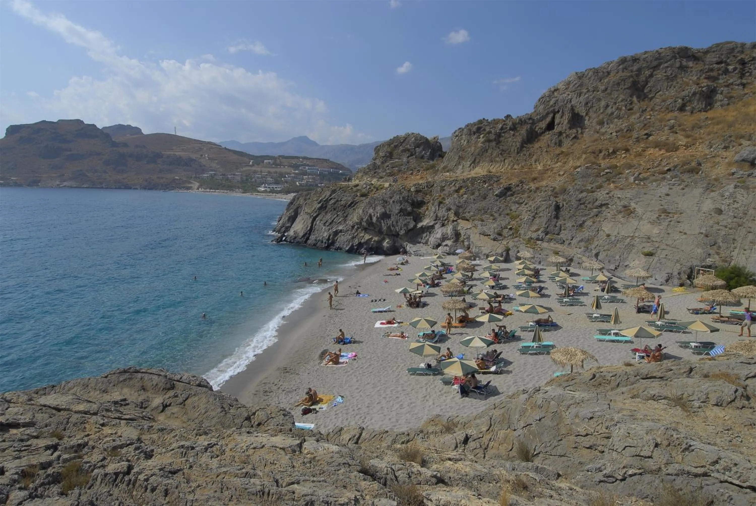 Beach in Ammoudi Hotel
