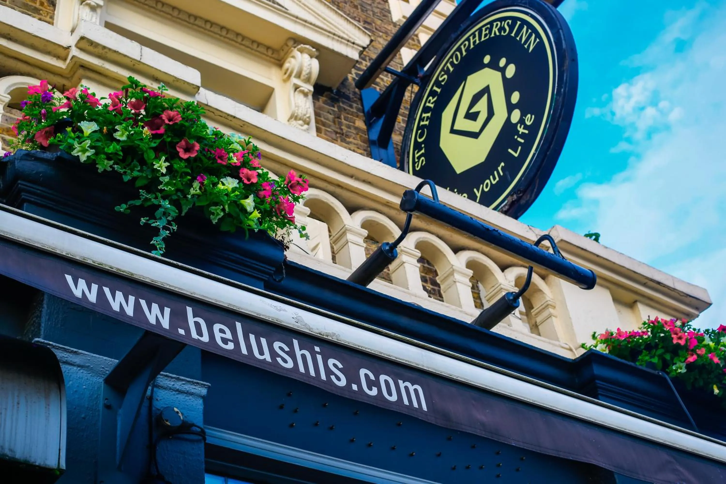 Facade/entrance in St Christopher's Inn Greenwich