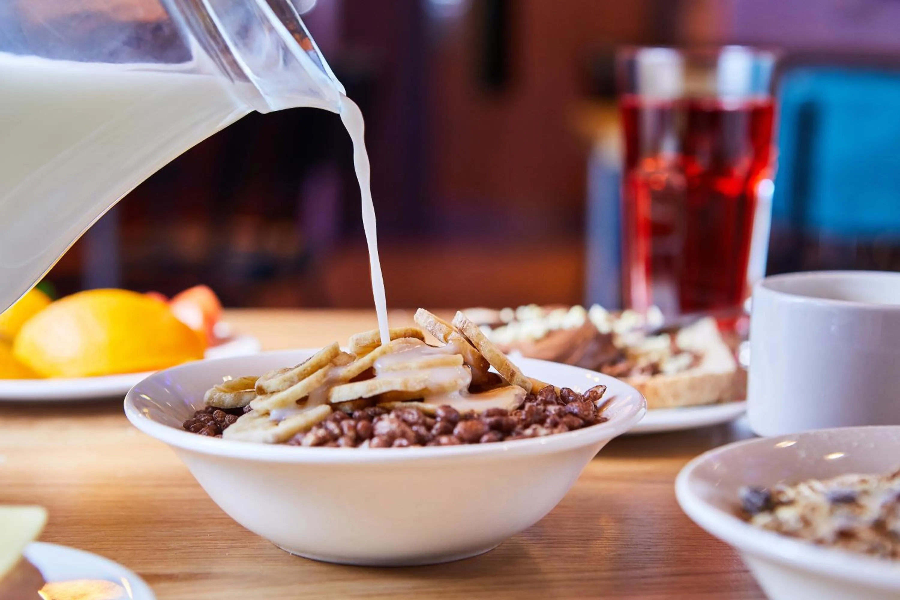 Breakfast in St Christopher's Inn Hammersmith