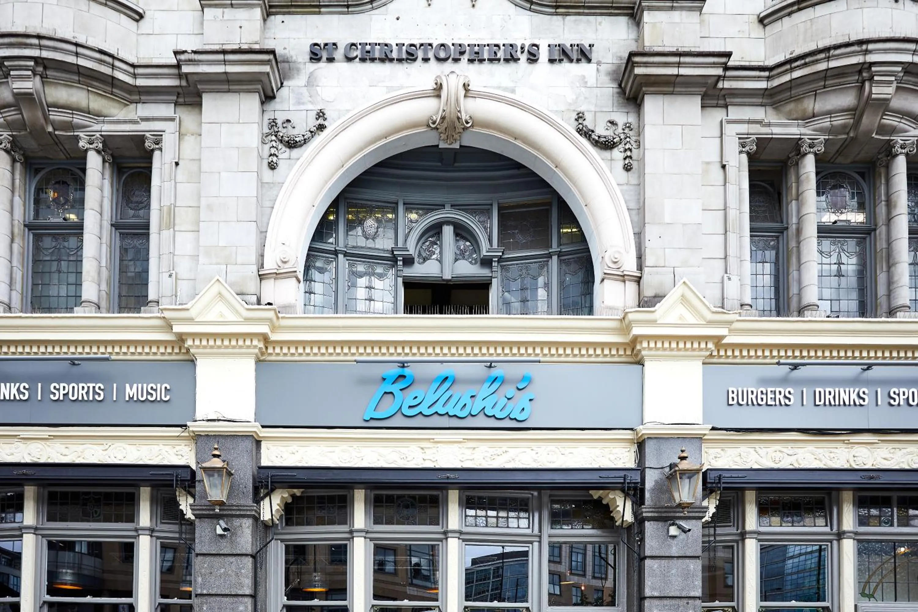 Property building in St Christopher's Inn Hammersmith