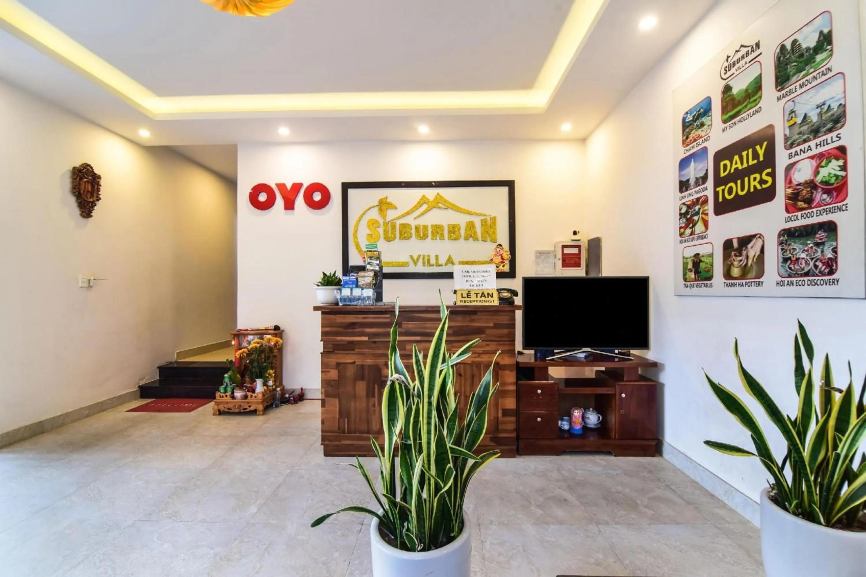 Lobby or reception in OYO 473 Suburban Villa