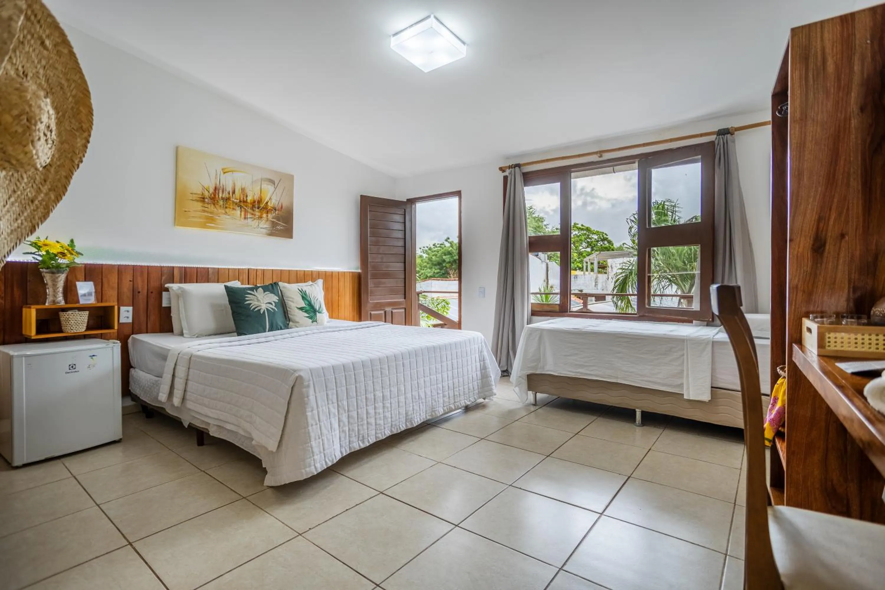 Bed in Jeri Village Hotel