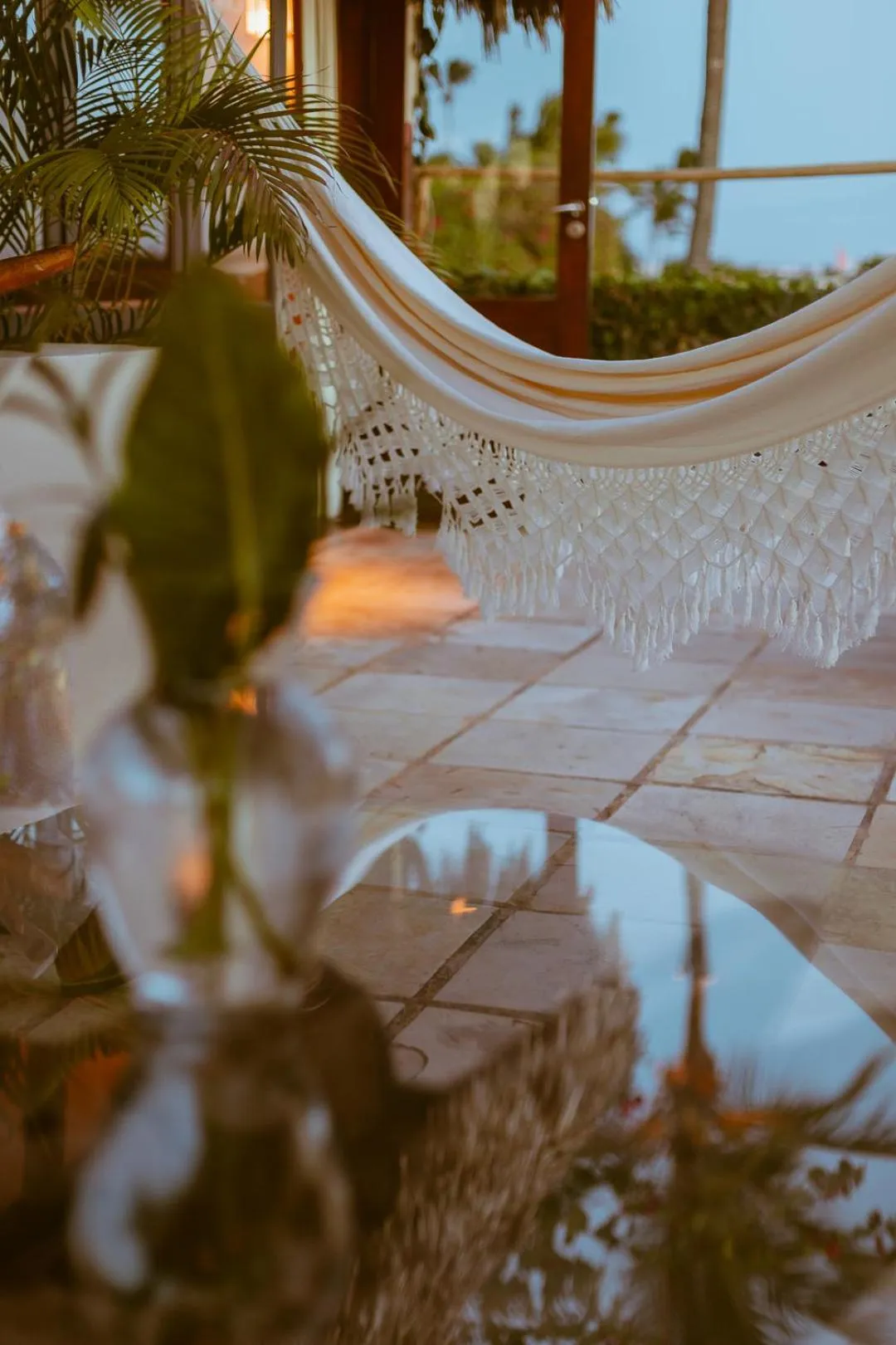 Garden view in Casa de Areia