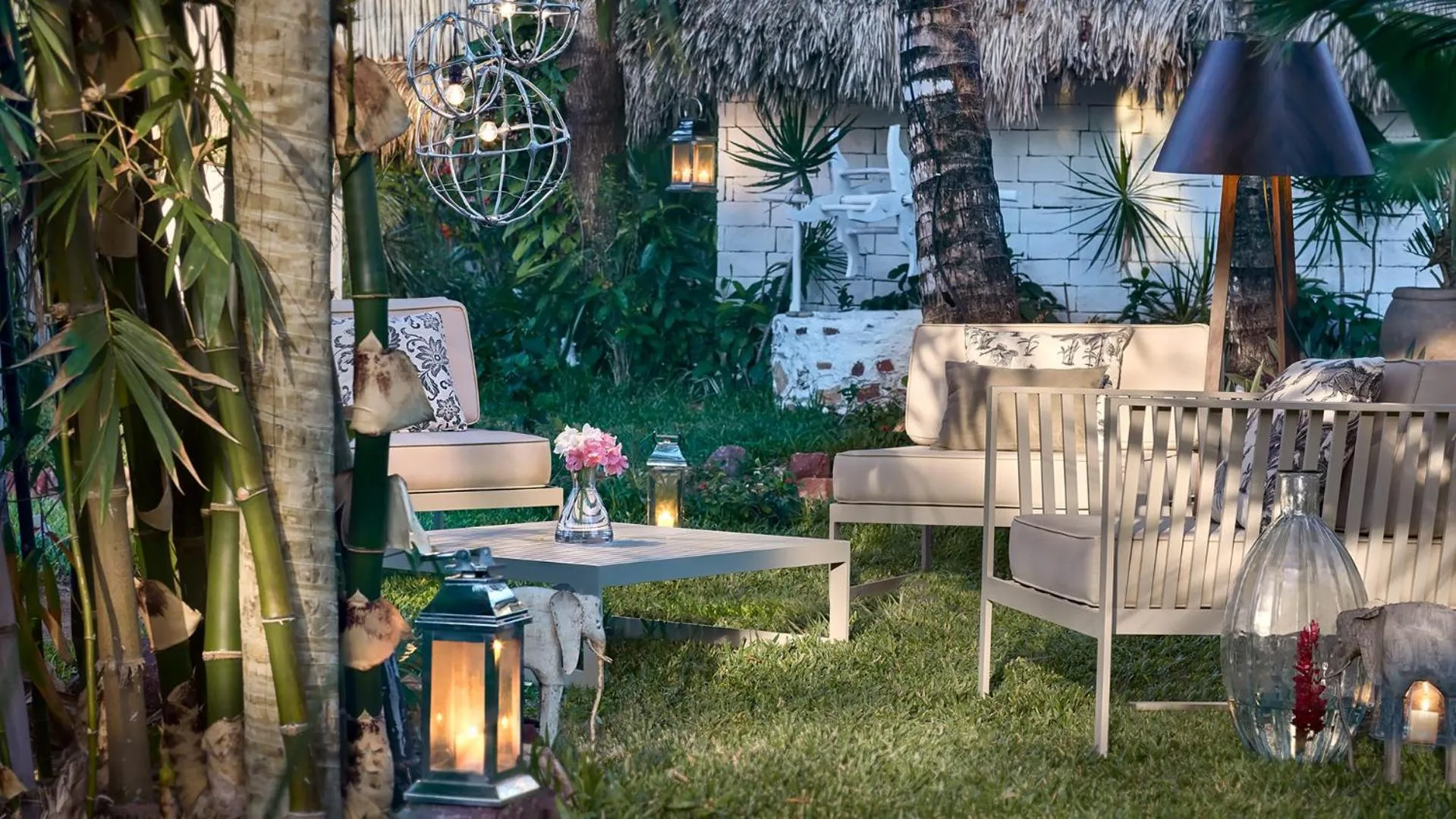 Garden in The Chili Beach Private Resort