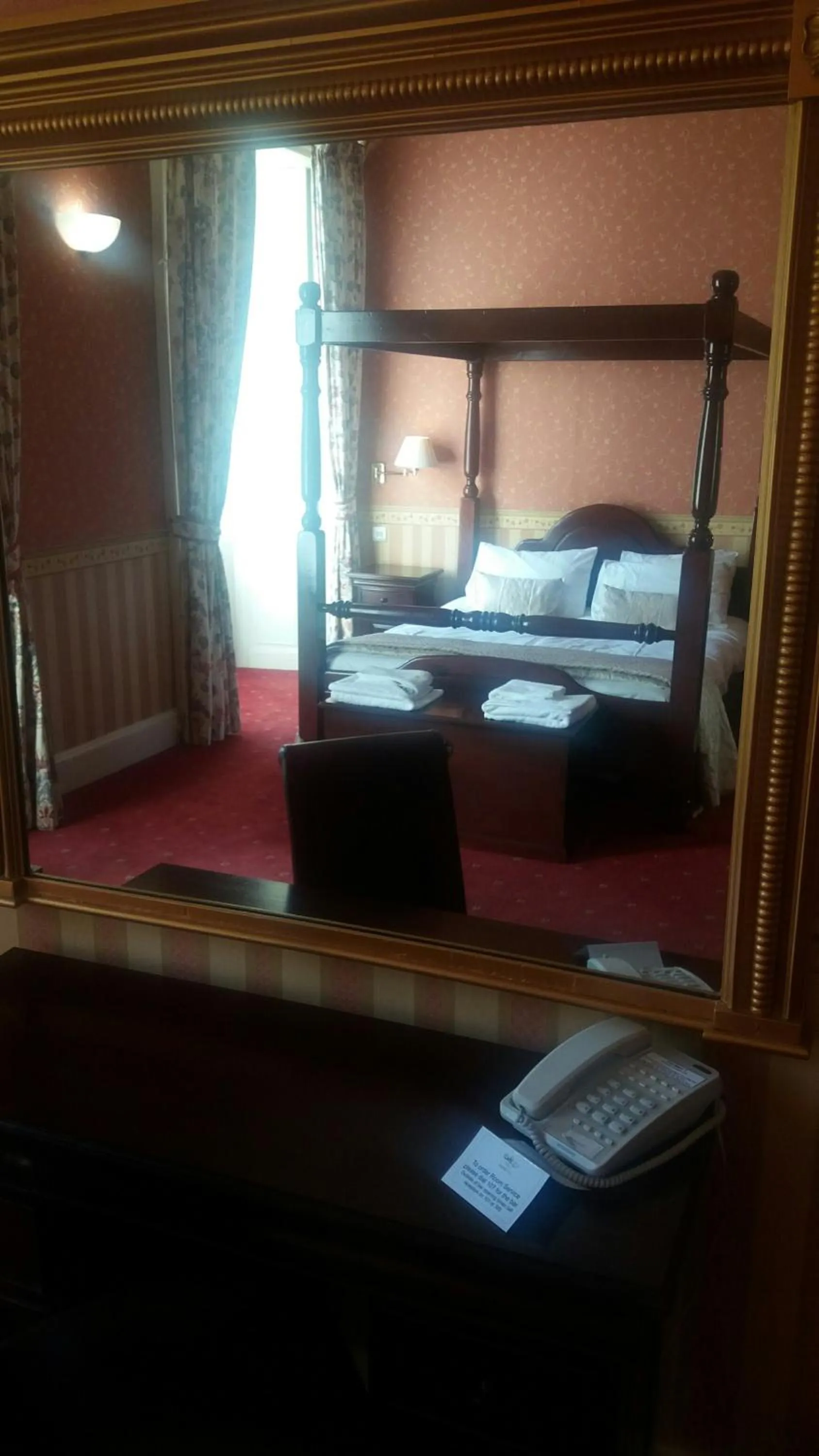 Decorative detail, Bed in Wortley Hall Sheffield