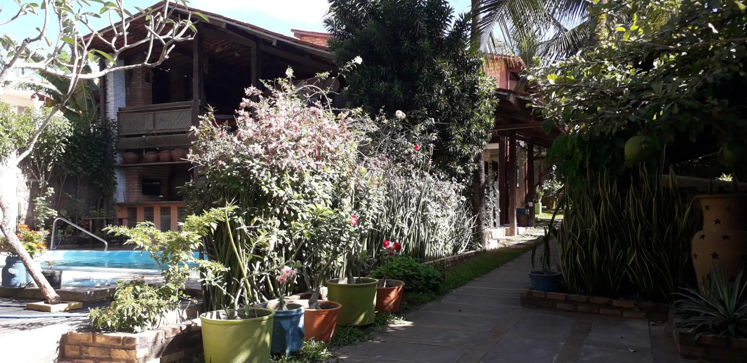 Pool view in Pousada Casa Do Angelo