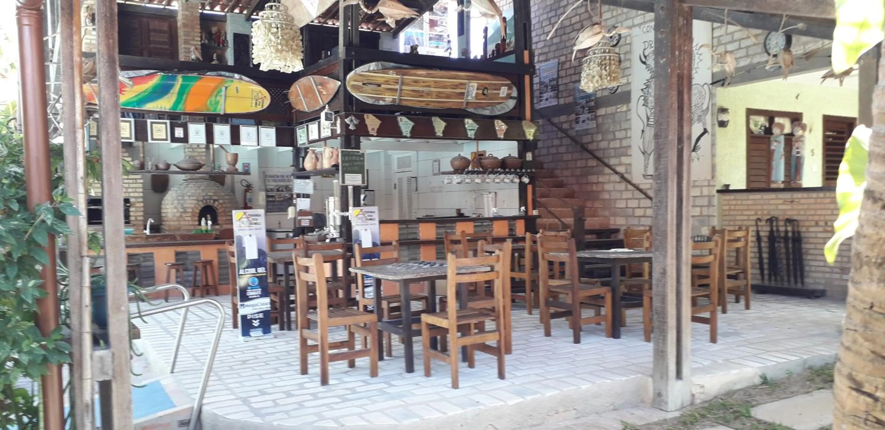 BBQ facilities in Pousada Casa Do Angelo