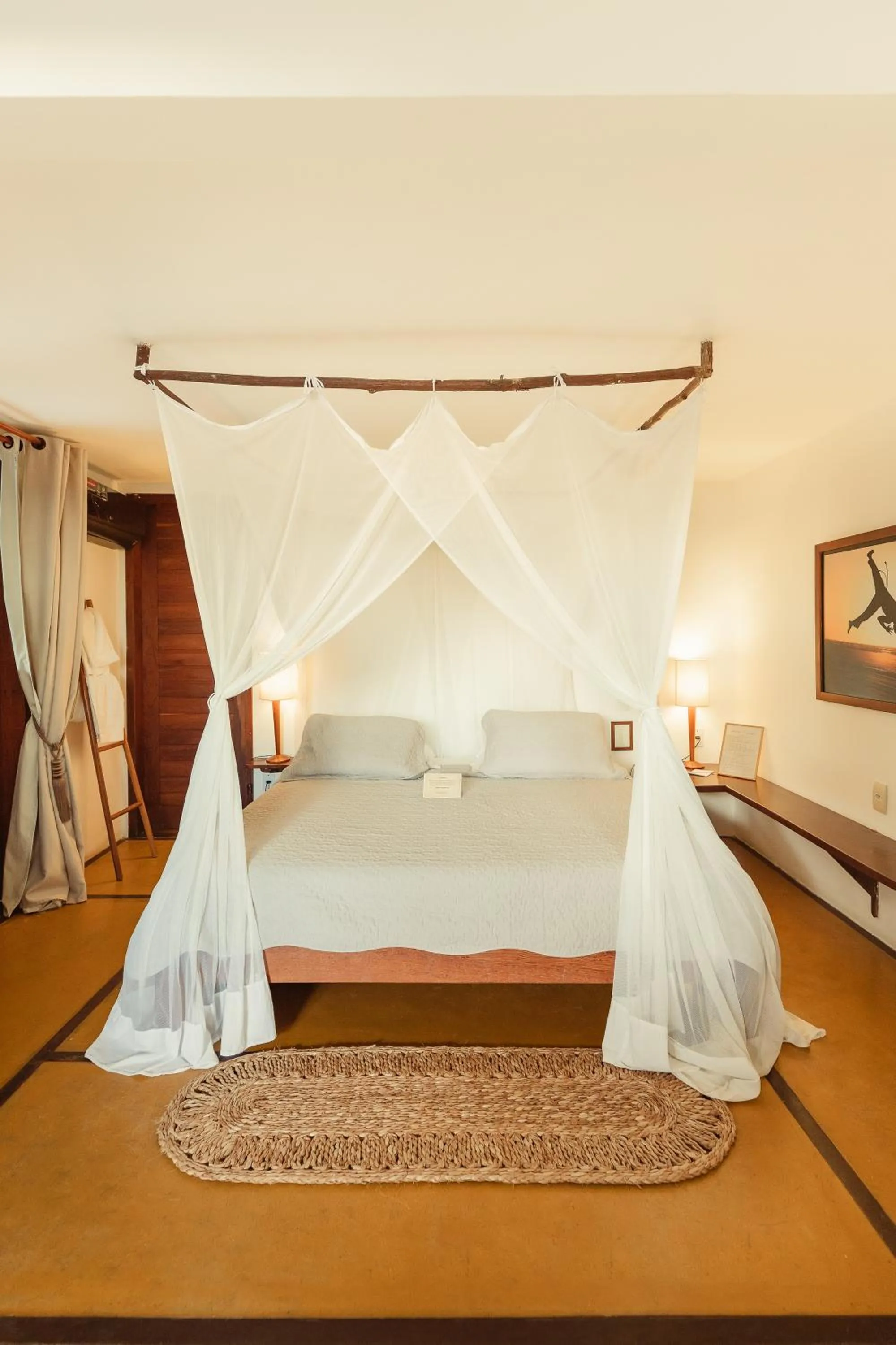 Bedroom, Bed in Casa na Praia