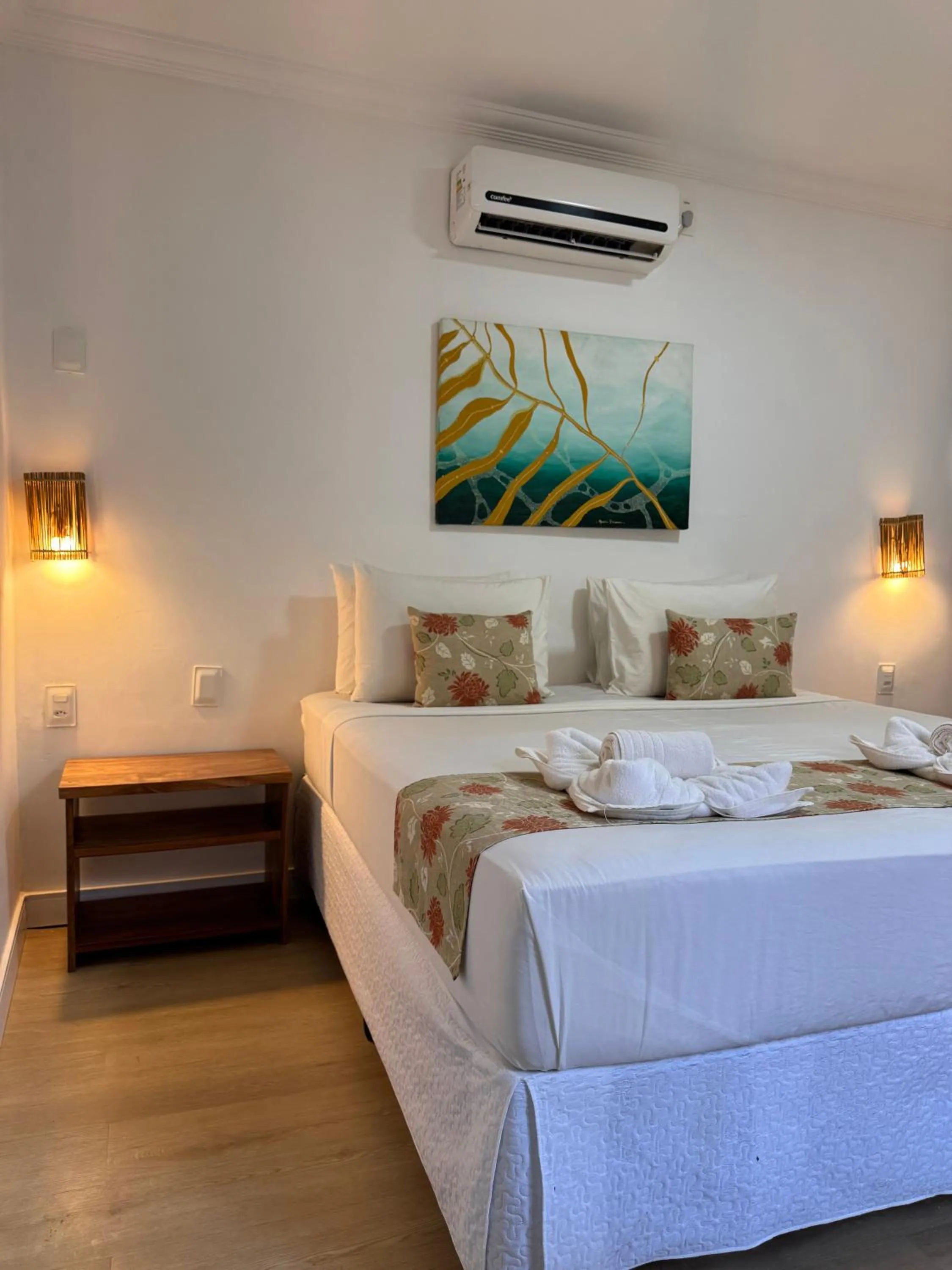 Bed in Pousada Capitão Thomaz