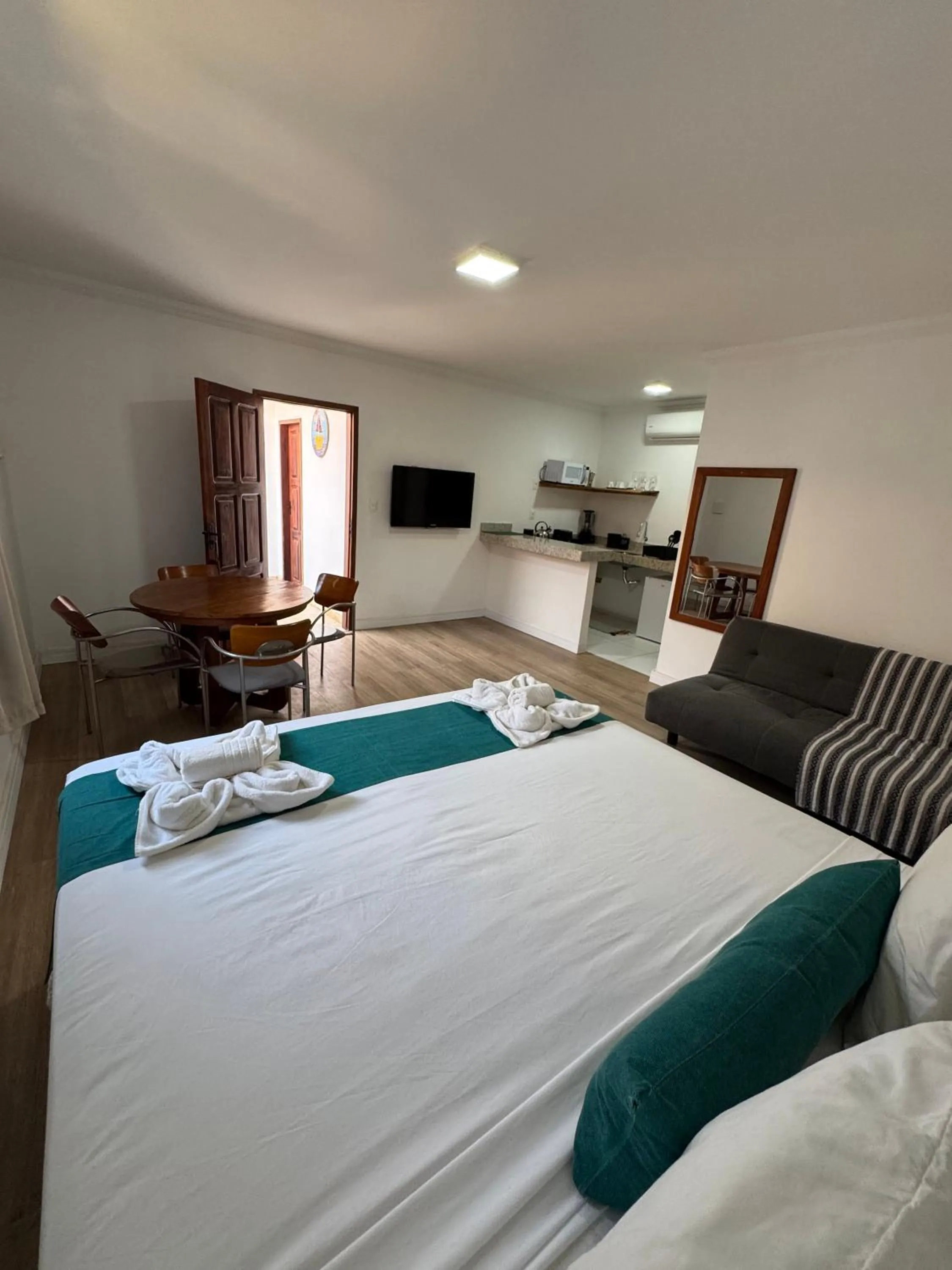 Bed in Pousada Capitão Thomaz