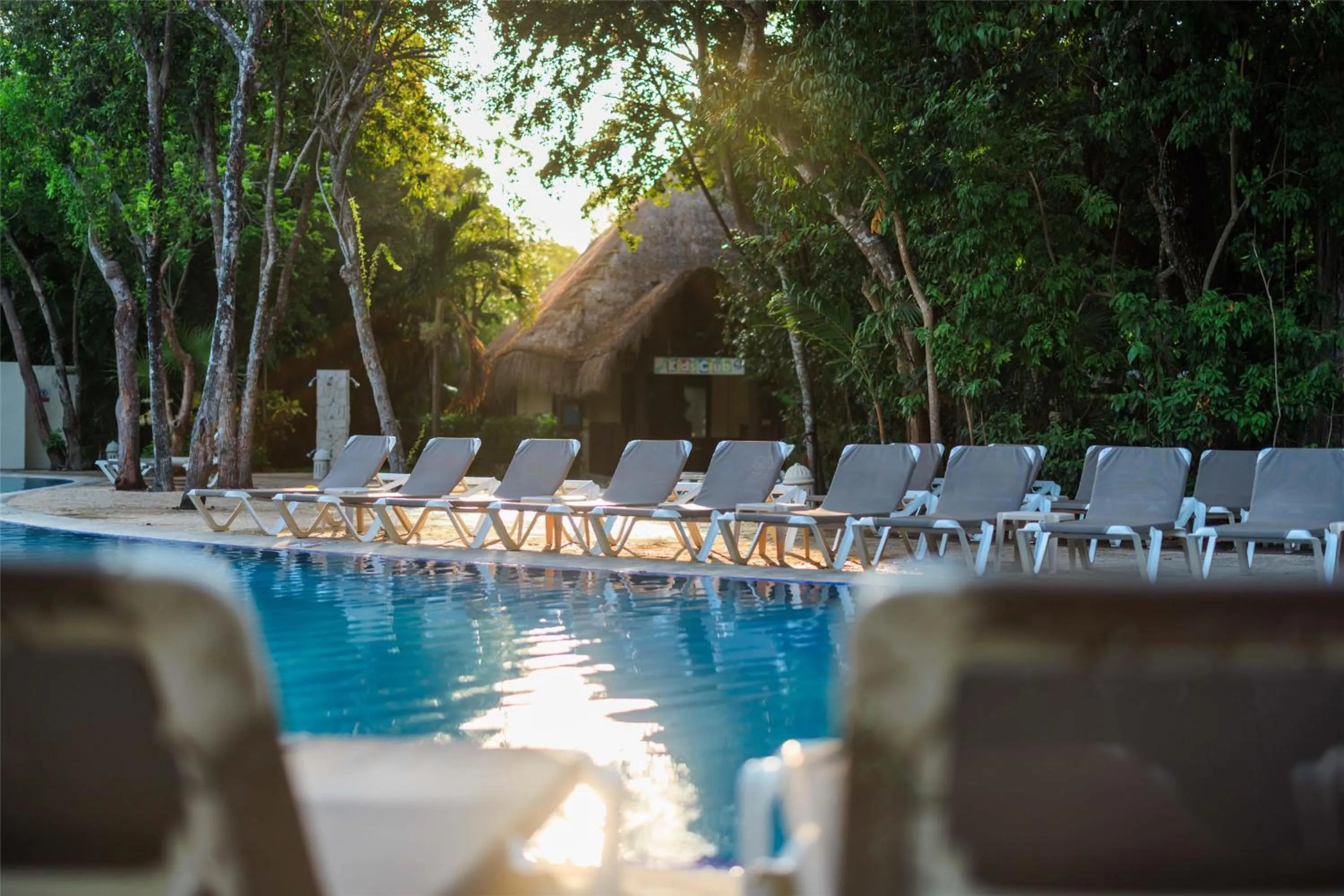 Pool view in Occidental at Xcaret Destination - All Inclusive