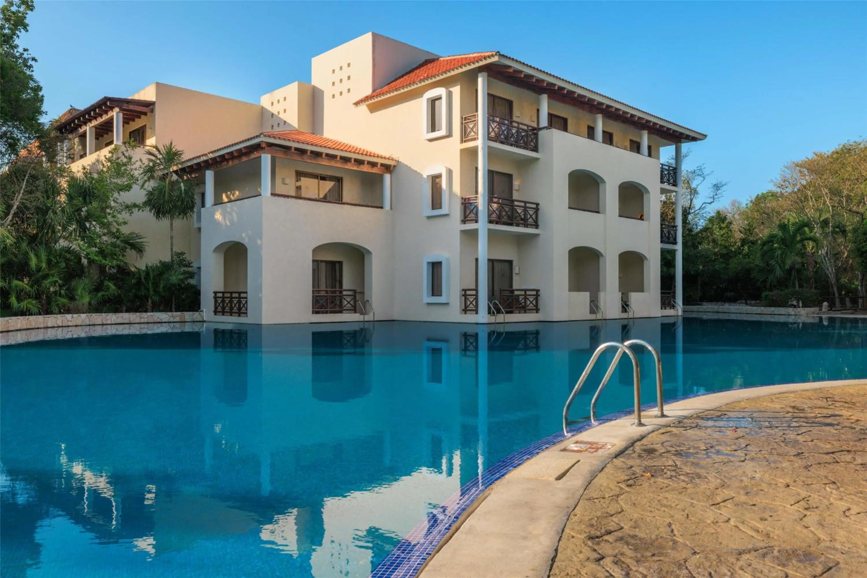 Pool view in Occidental at Xcaret Destination - All Inclusive