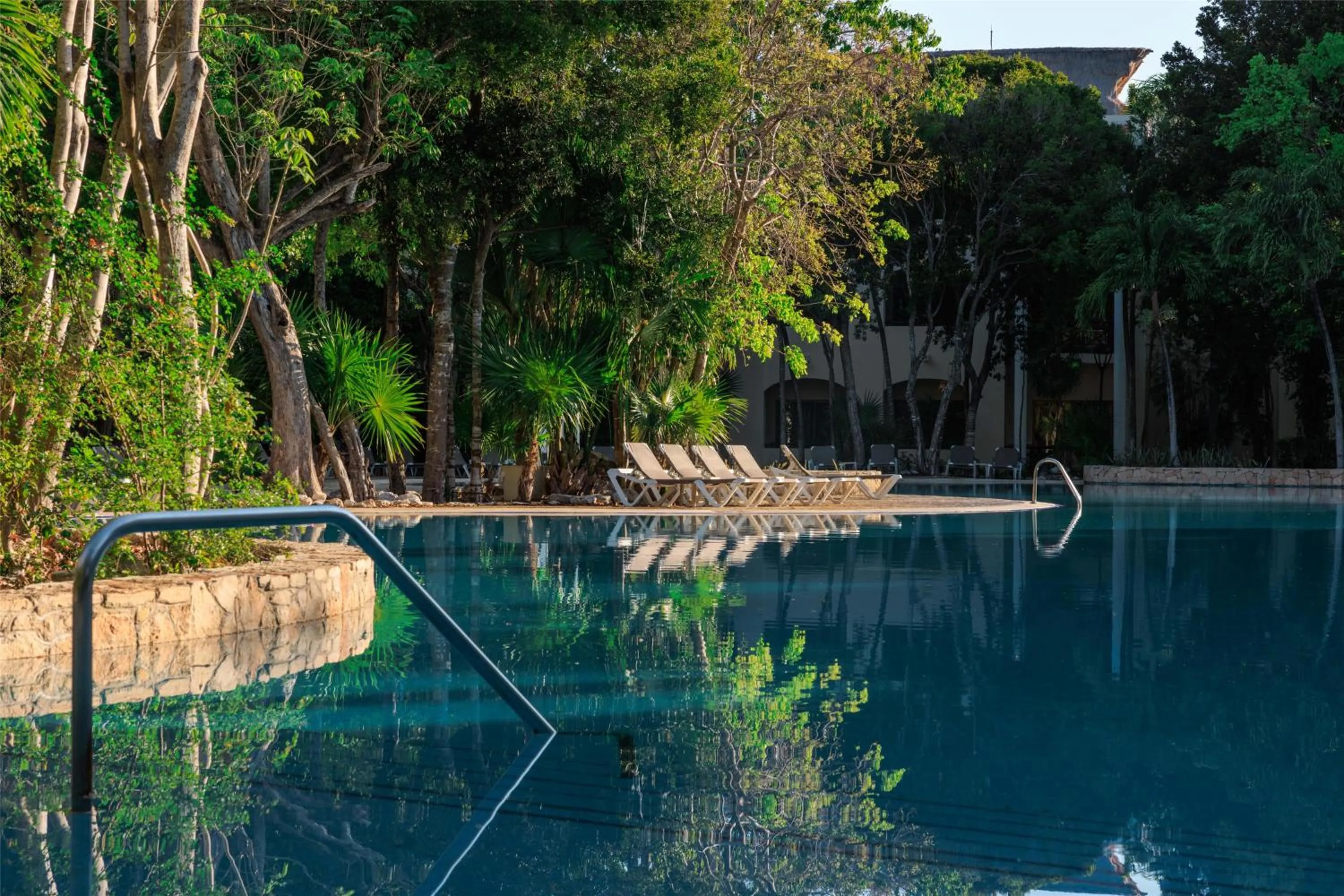 Pool view in Occidental at Xcaret Destination - All Inclusive