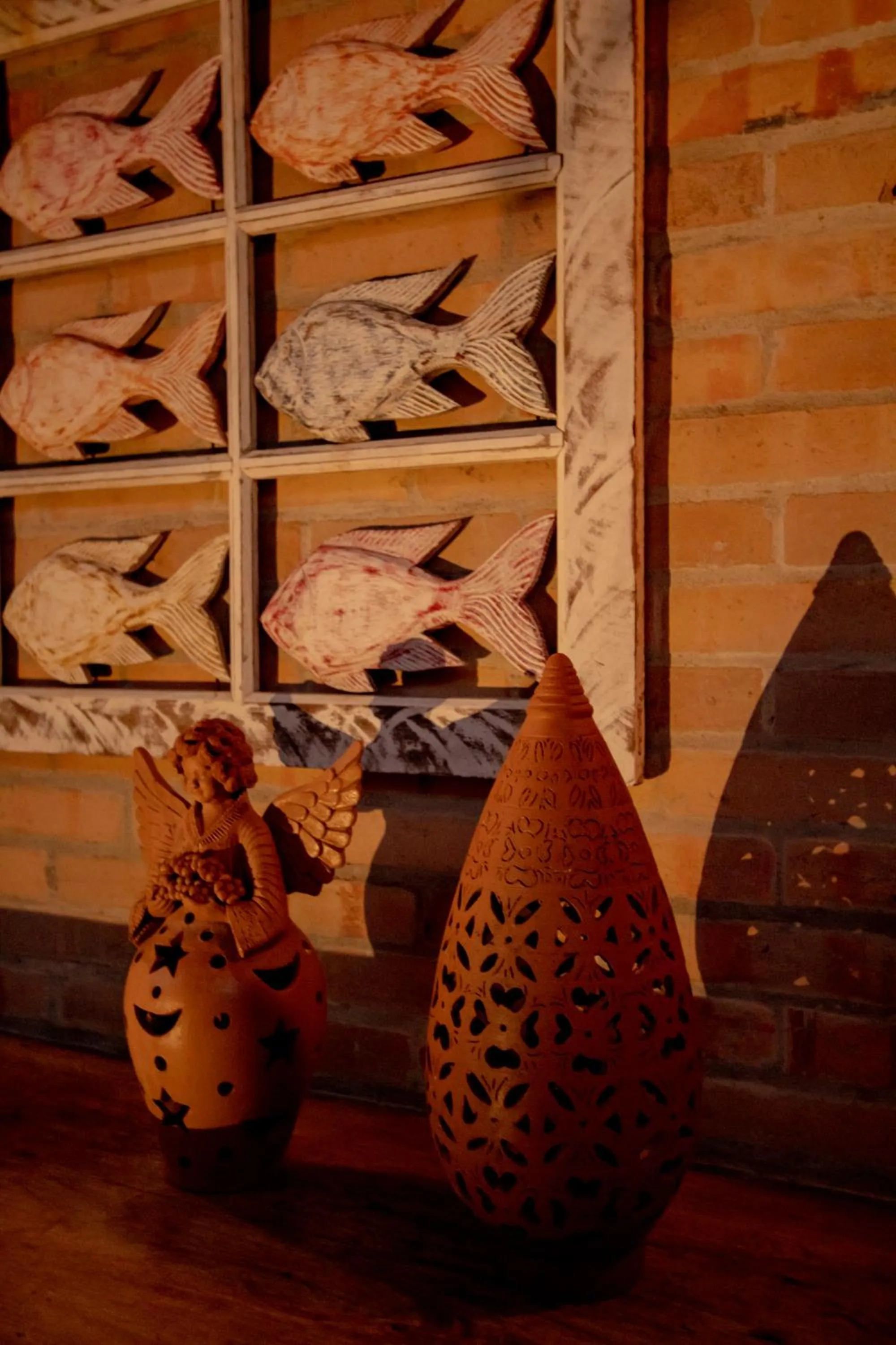 Living room in Pousada Jeribá