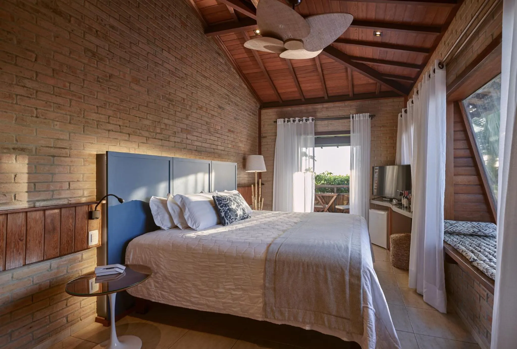 Bed in Pousada Jeribá