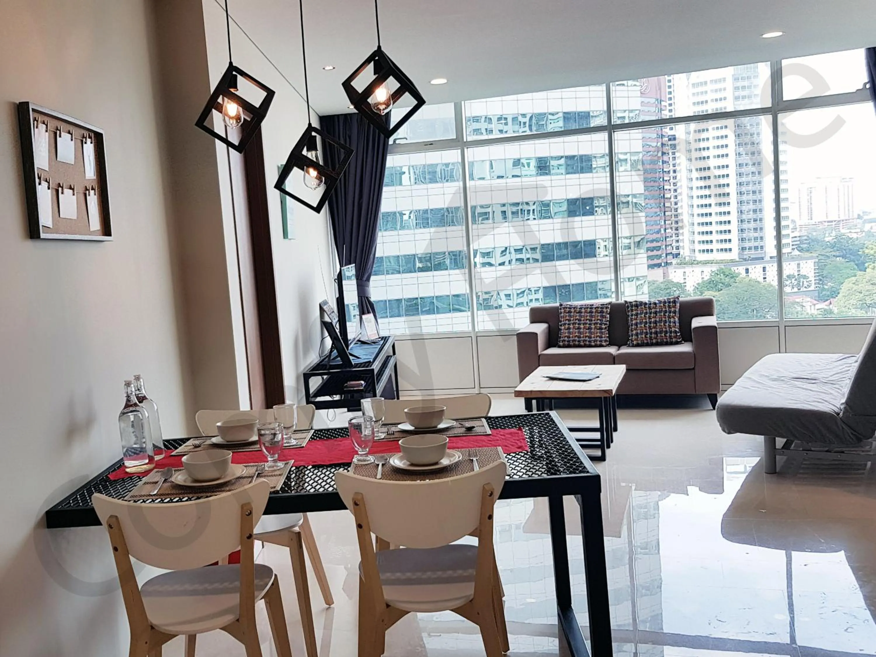 Living room in 5 STAR & LUXURY Apartment near KLCC/ KL City Centre