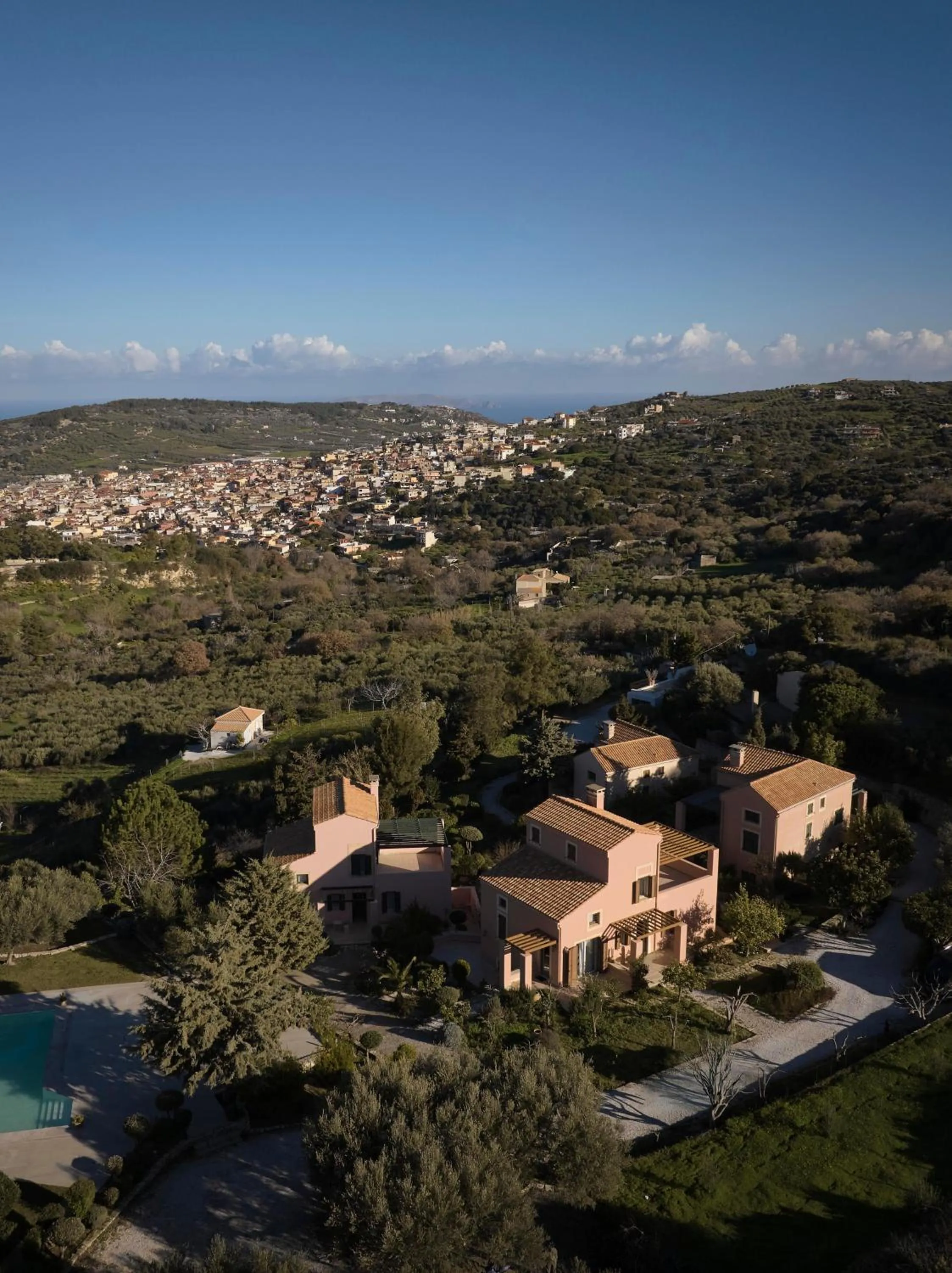 Natural landscape in Eliathos Hillside Retreat