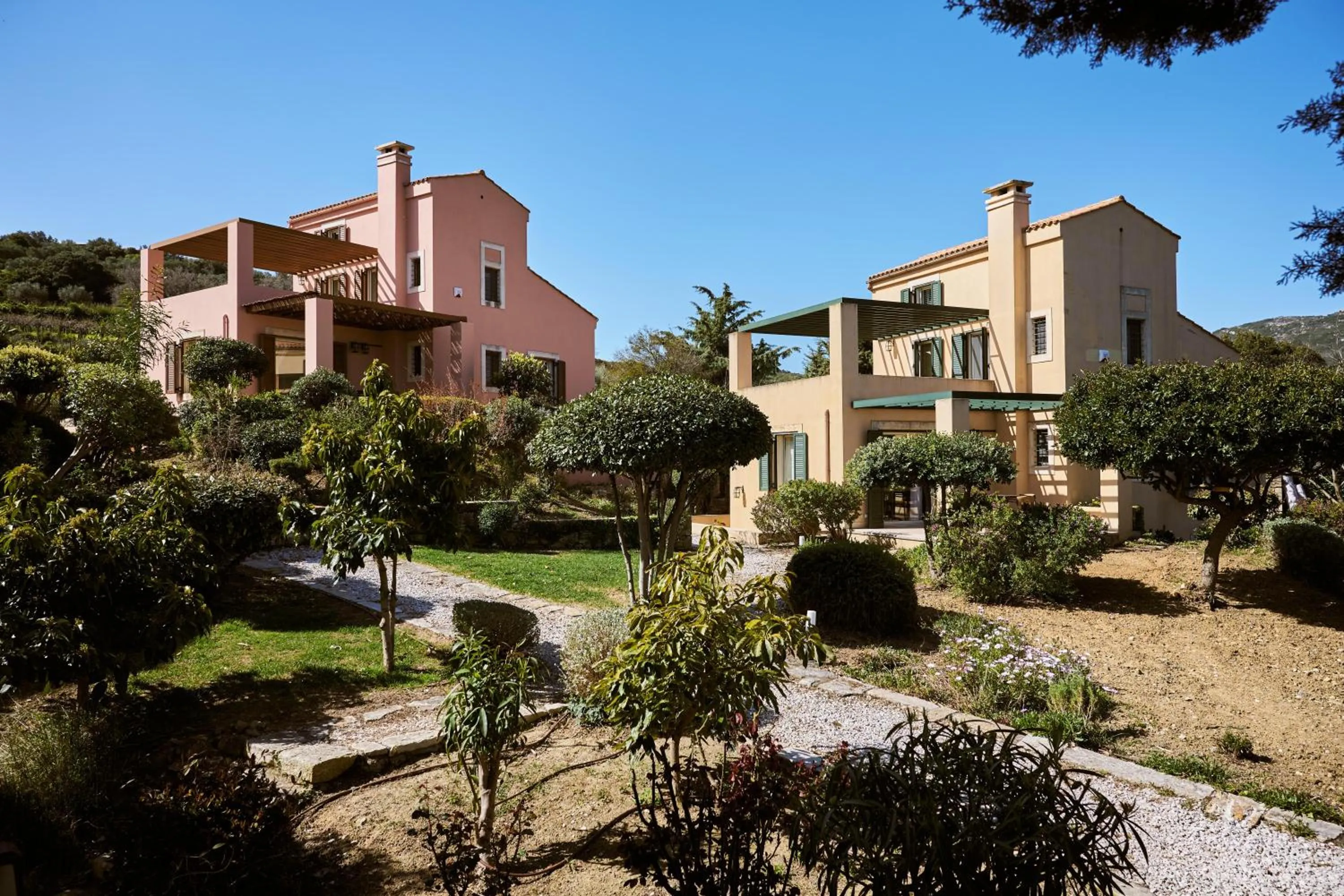 Garden in Eliathos Hillside Retreat