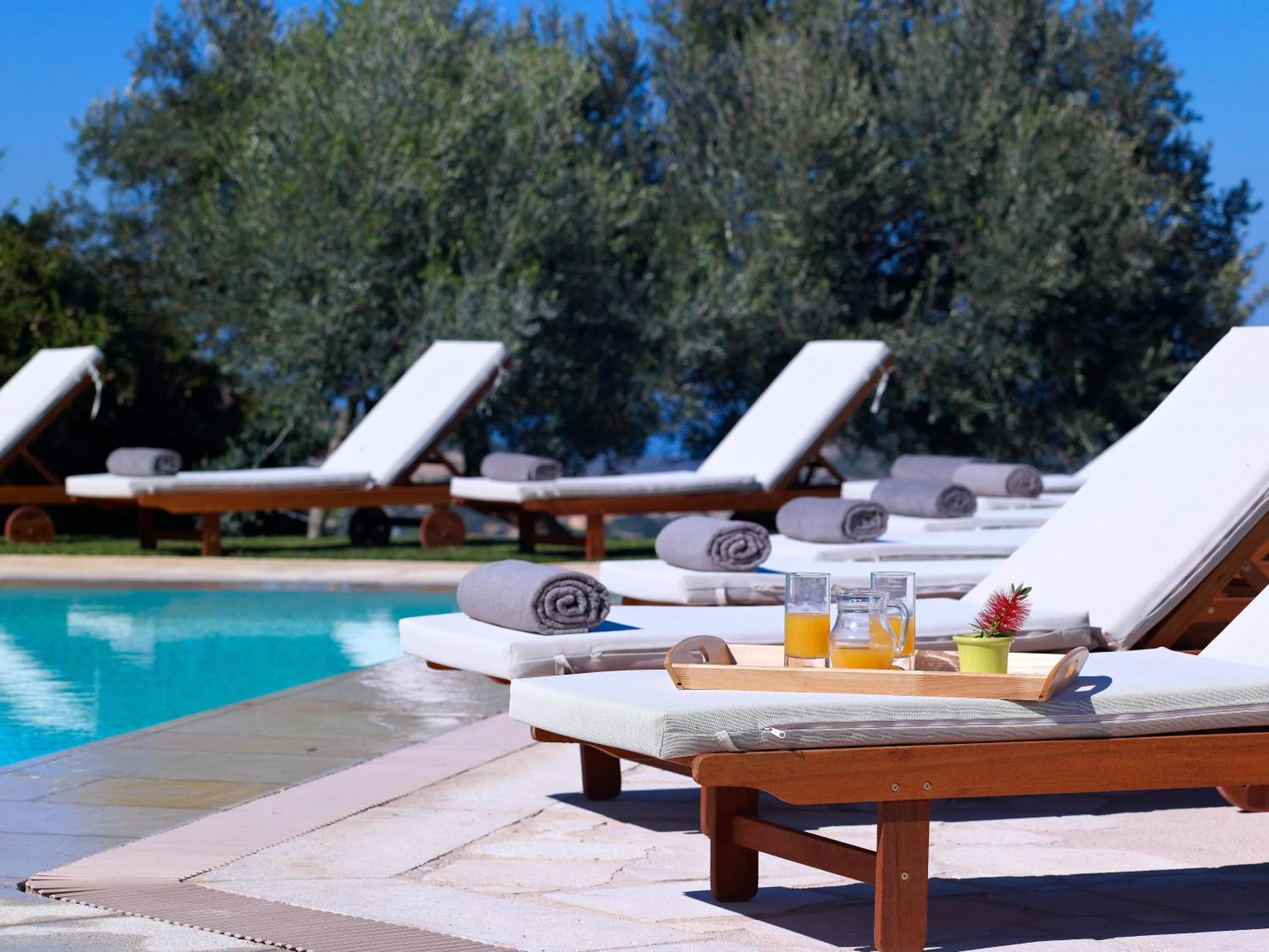 Swimming pool in Eliathos Hillside Retreat