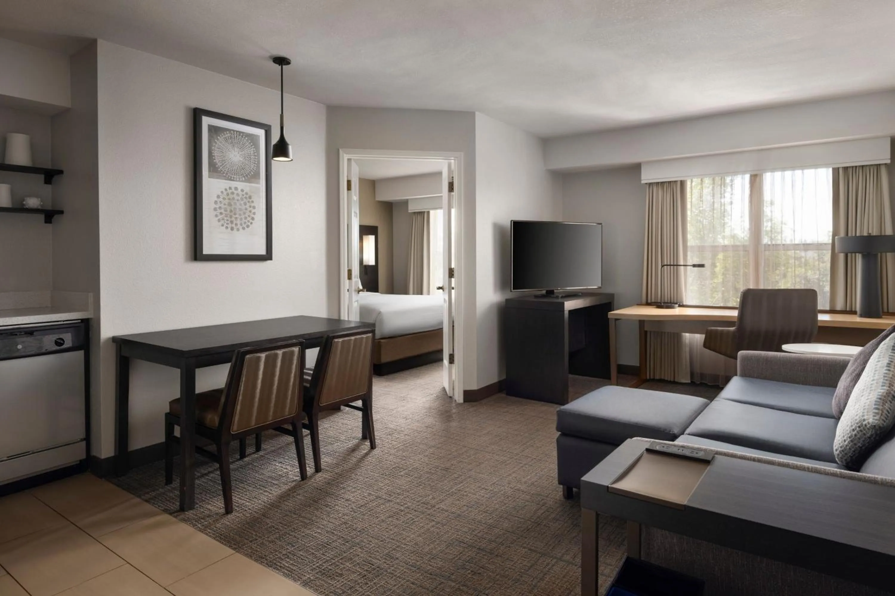 Bedroom, Bed in Residence Inn by Marriott Stockton