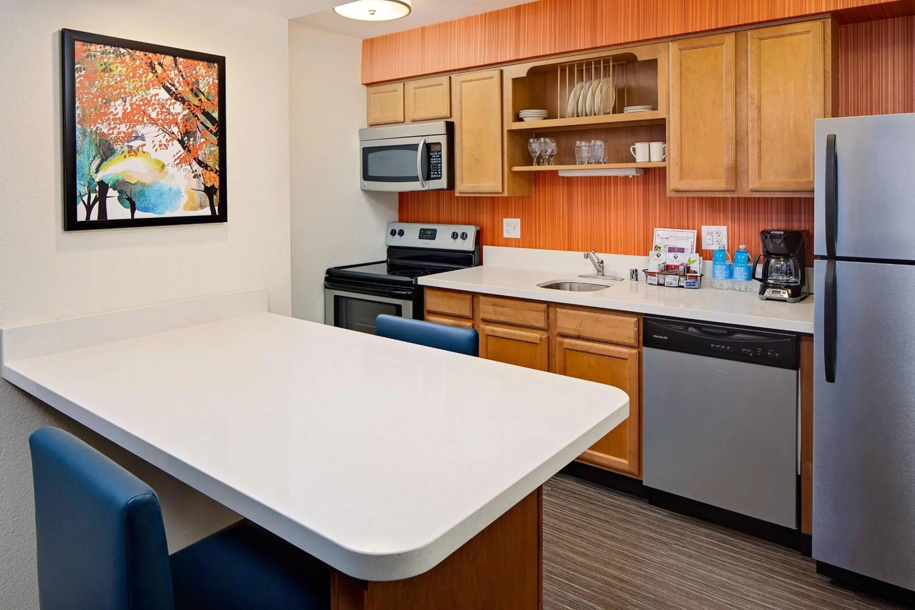Kitchen or kitchenette in Residence Inn Palo Alto Mountain View