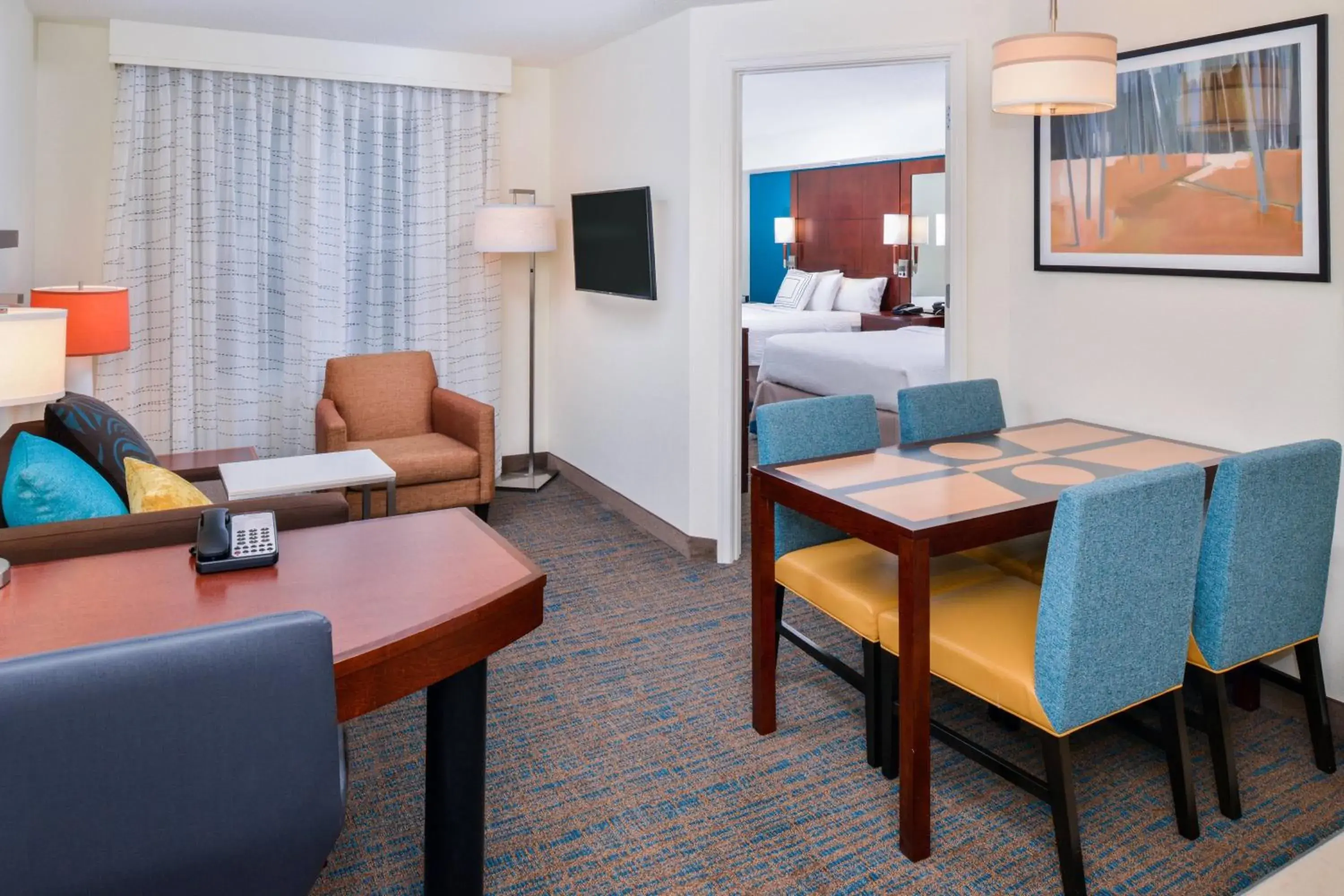 One-Bedroom Suite with Two Queen Beds and Sofa Bed in Residence Inn by Marriott Harrisonburg One-Bedroom Suite with Two Queen Beds and Sofa Bed in Residence Inn by Marriott Harrisonburg