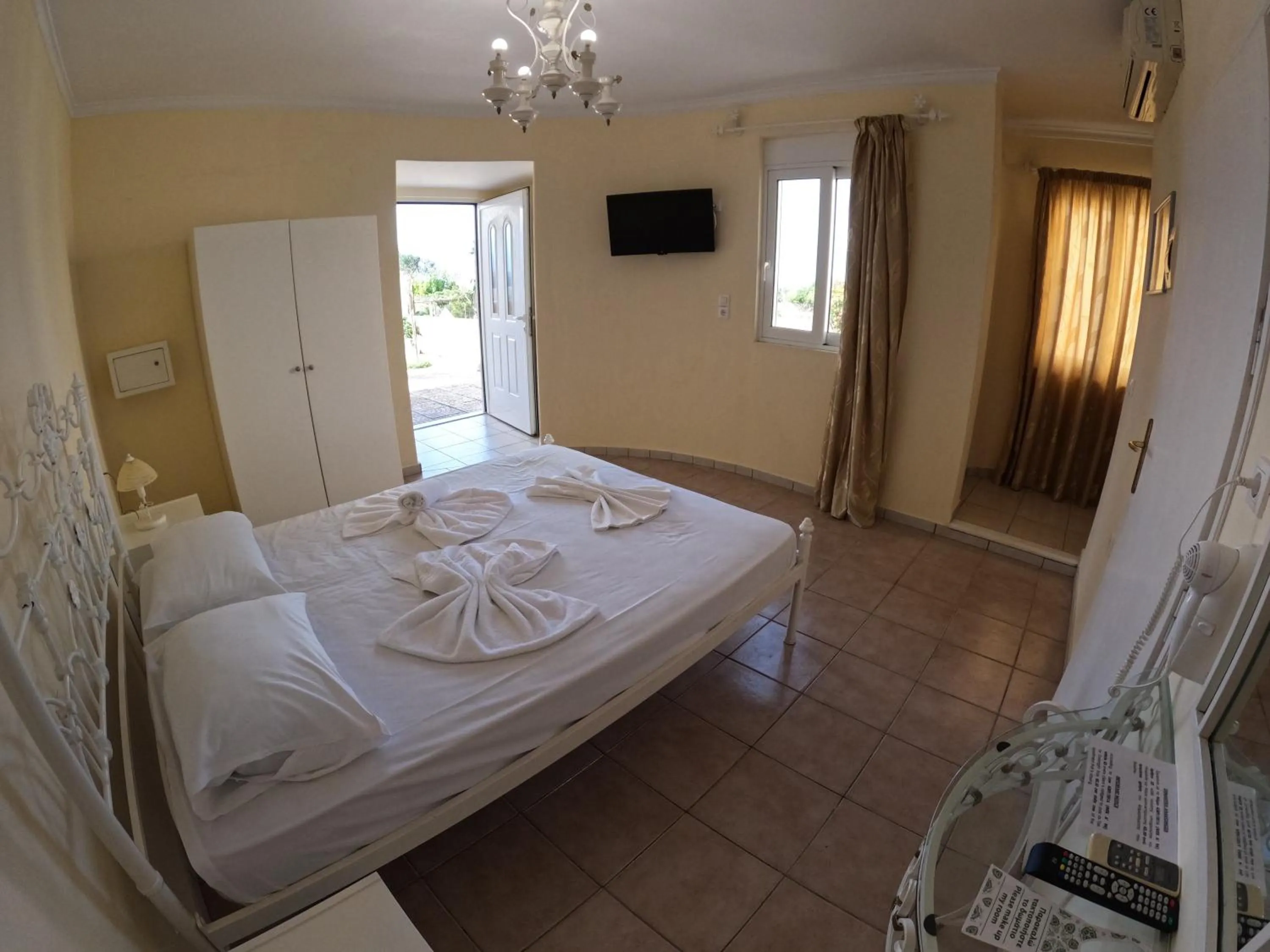 Bed in Palladion Hotel