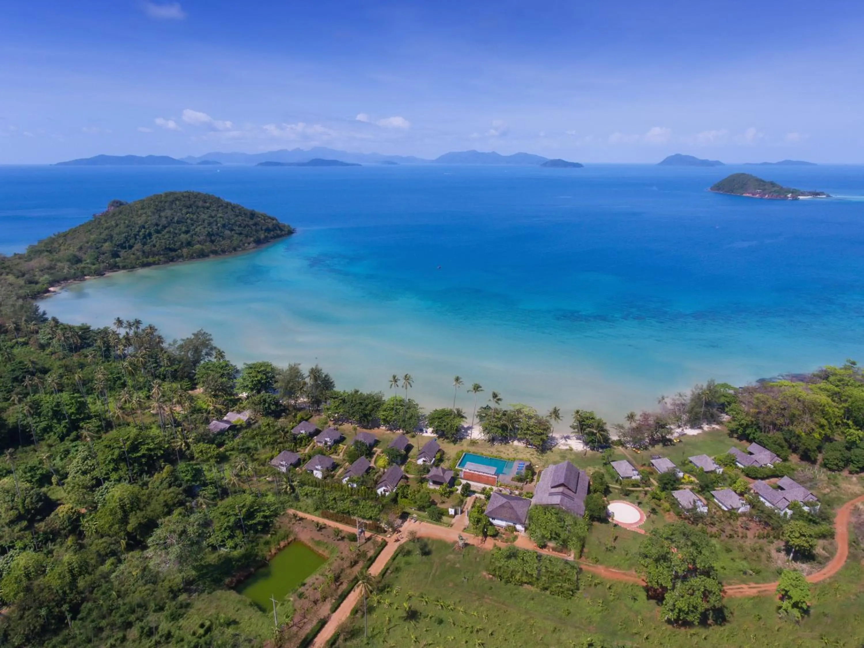 Bird's eye view in Mira Montra Resort Koh Mak