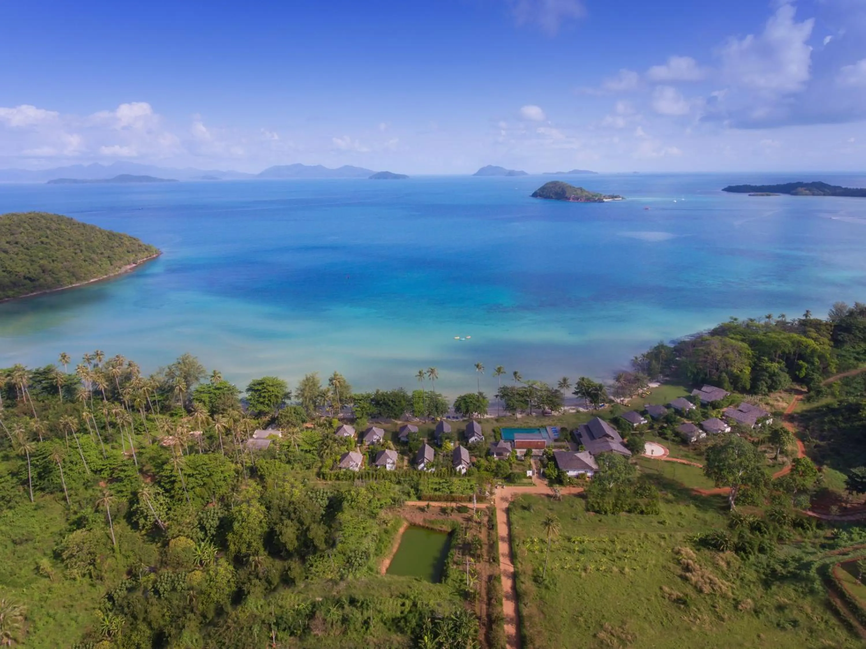 Bird's eye view in Mira Montra Resort Koh Mak